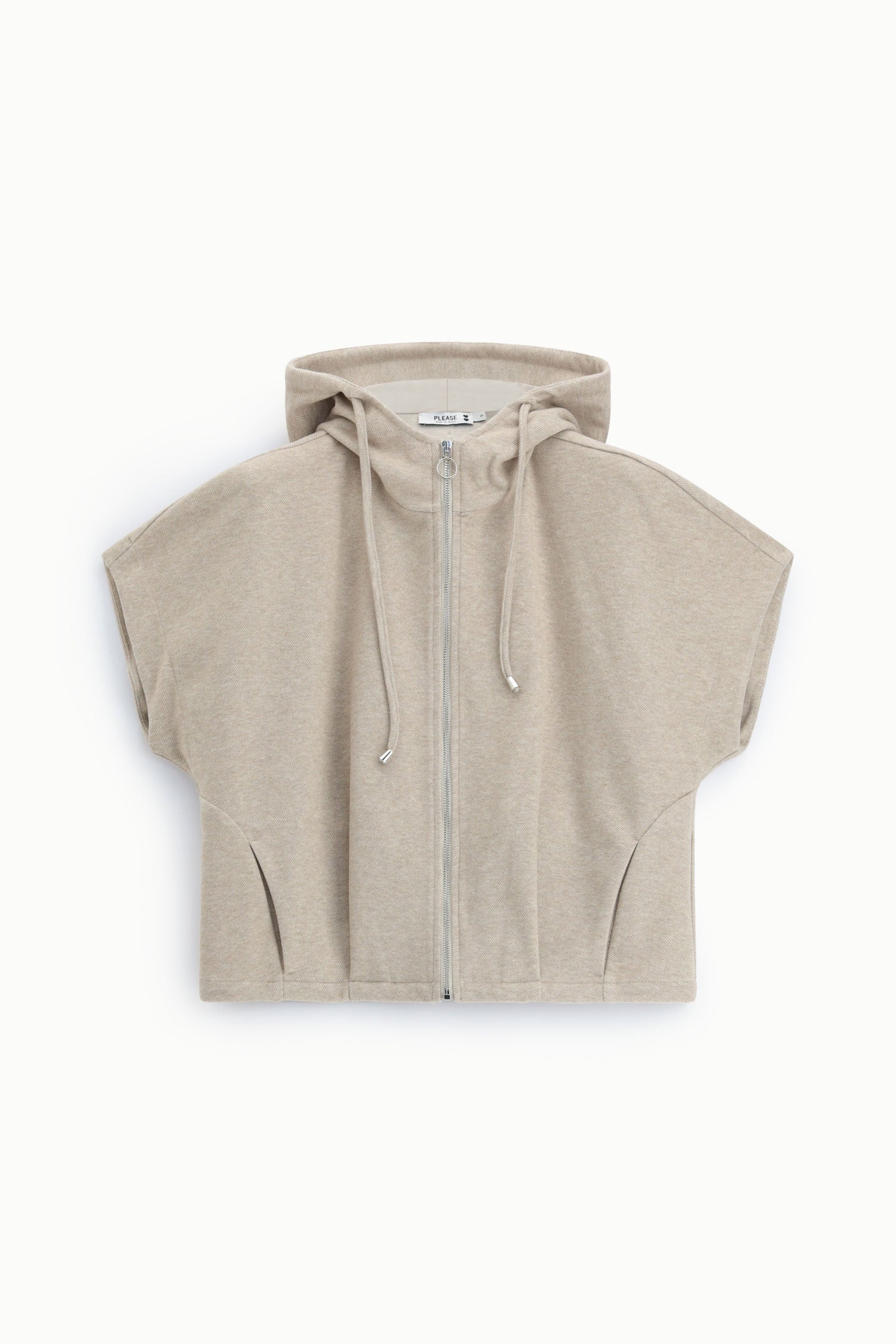 Sweat beige Please Femme vue produit