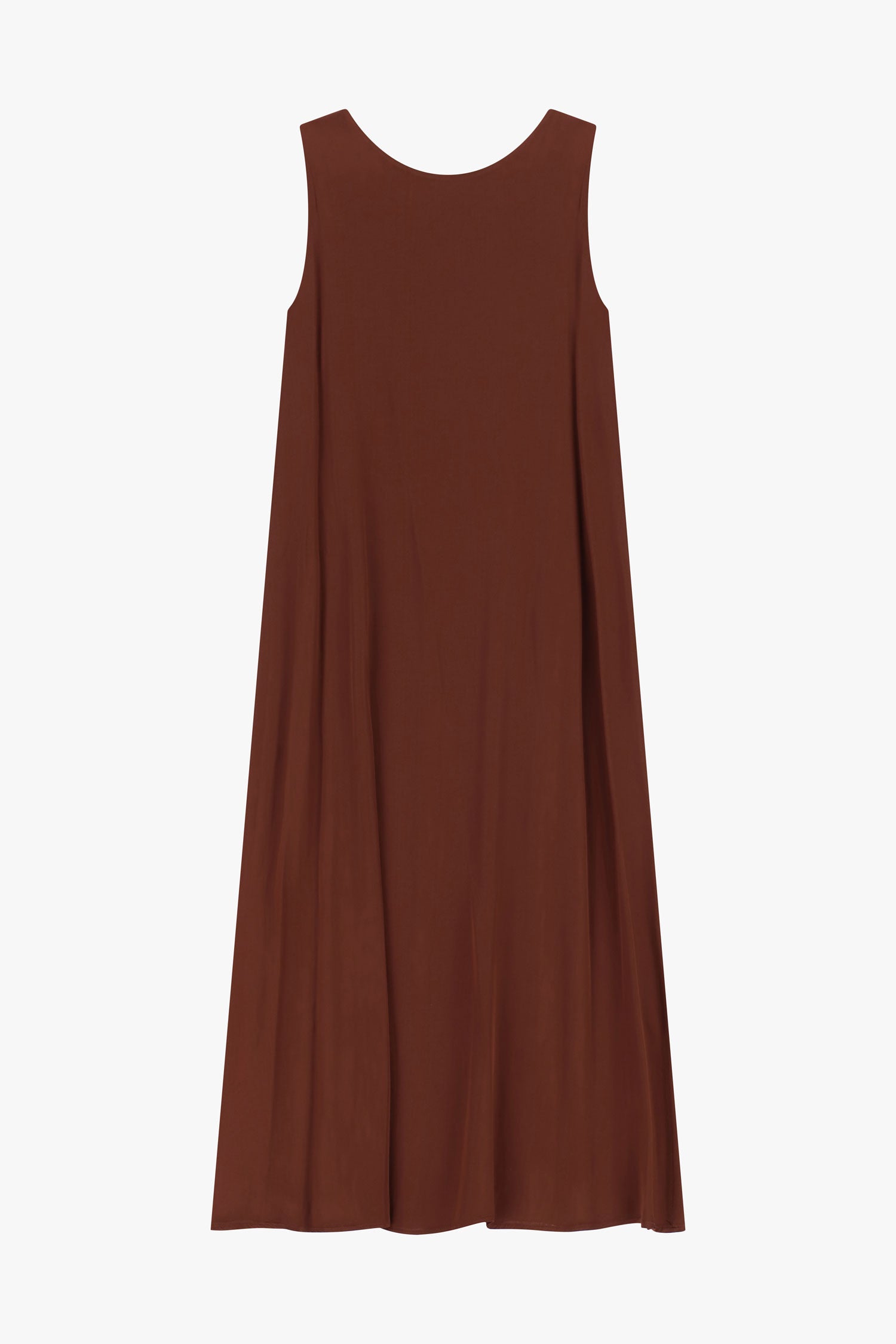 Robe en viscose bordeaux Dixie Femme vue de face