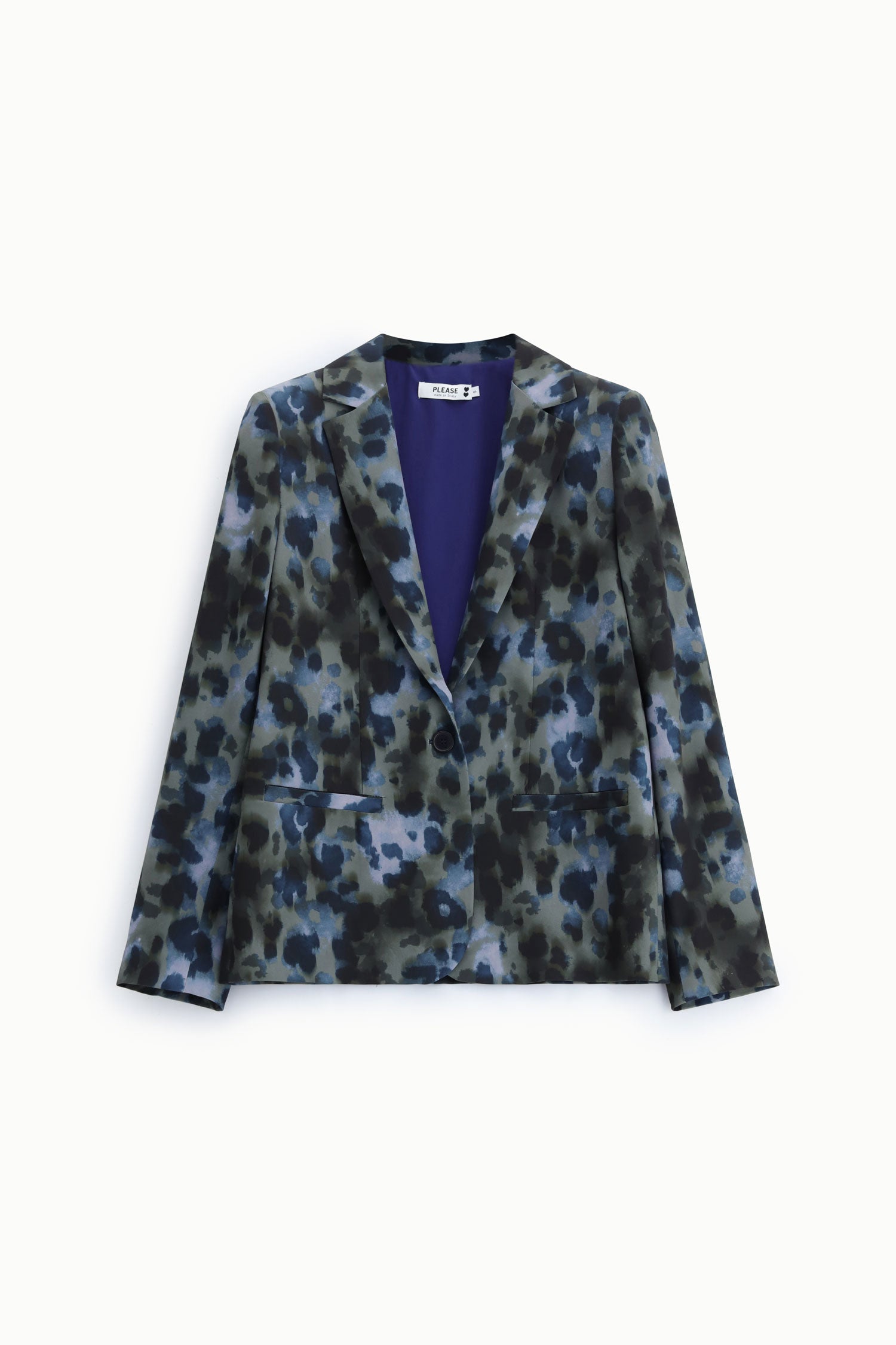Veste de tailleur bleu marine Please Femme vue produit
