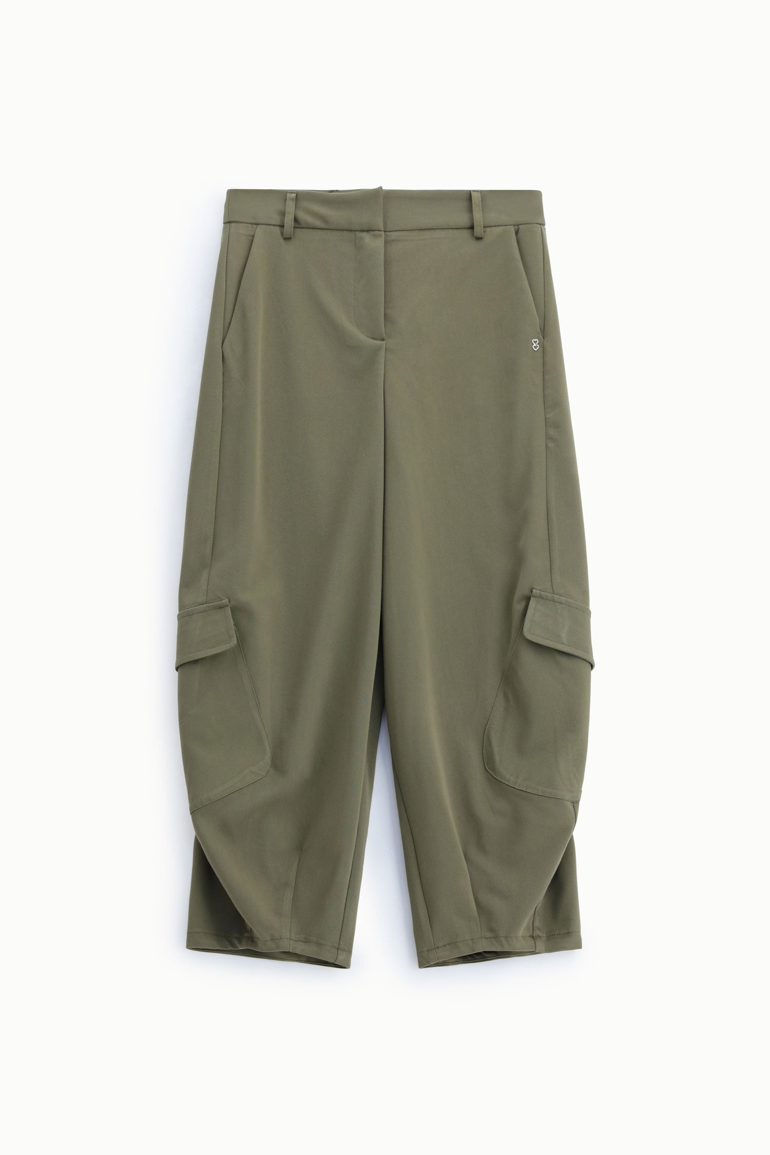 Pantalon vert olive Please Femme vue produit