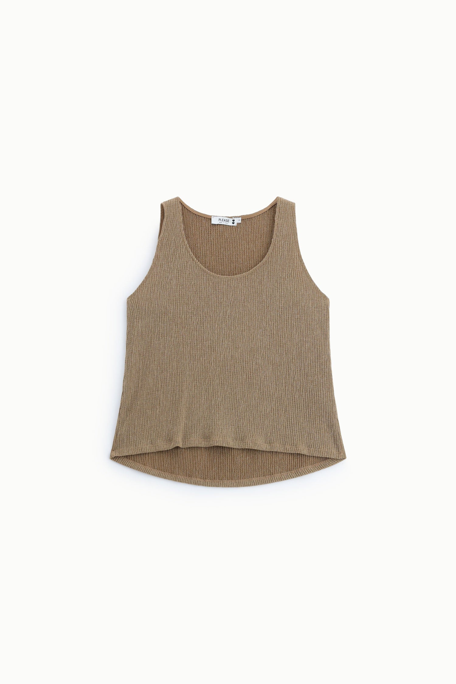Top camel Please Femme vue produit