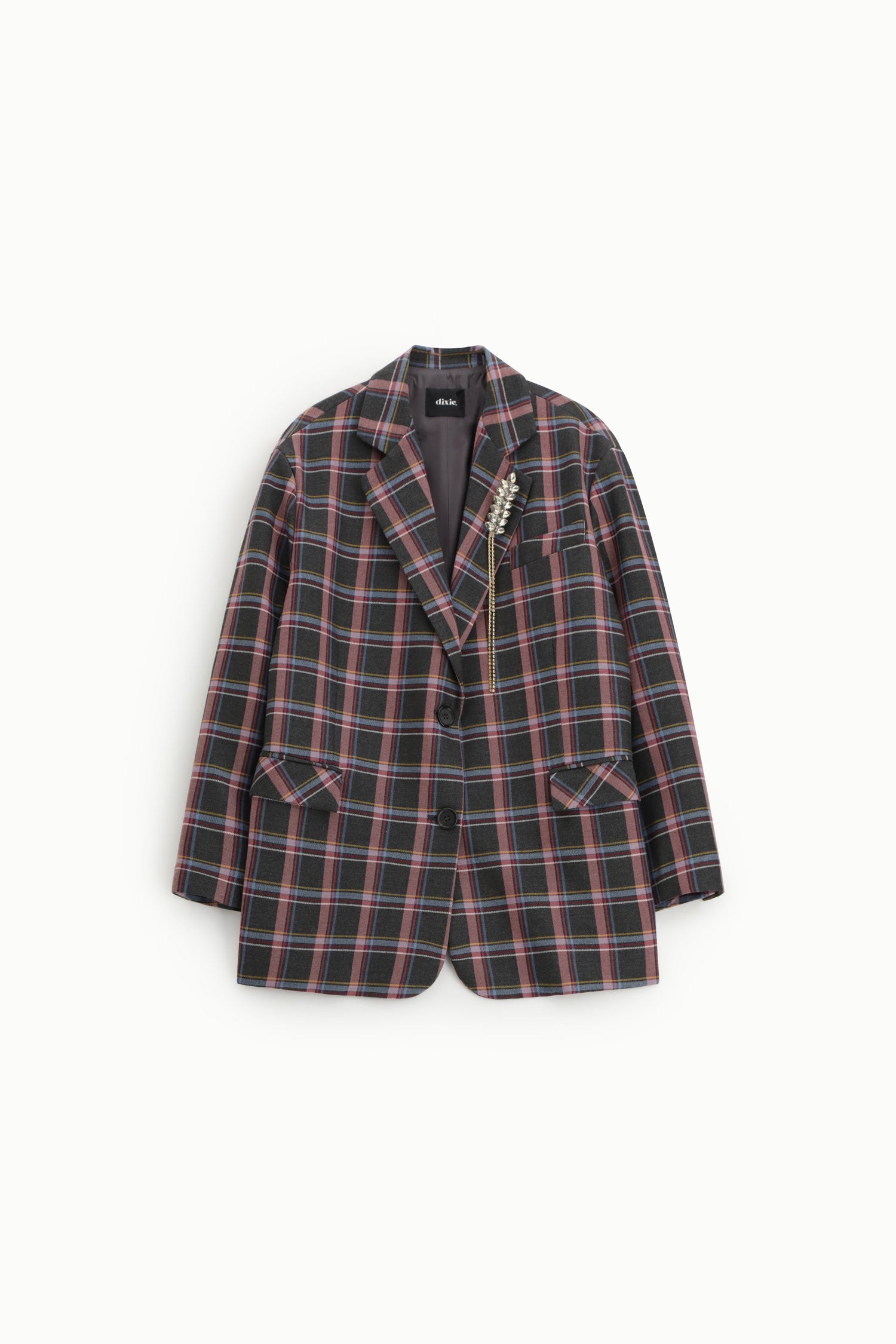 Blazer imprime multicolore Dixie Femme vue de face