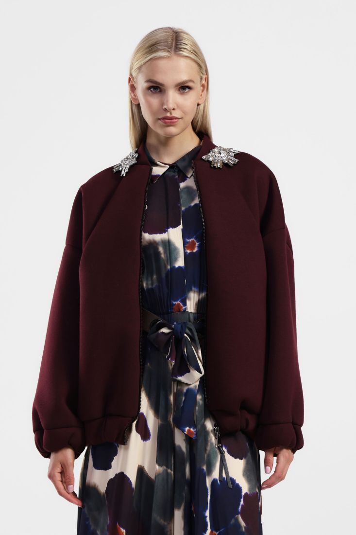 Dixie Blouson Bordeaux Vafcdgppa