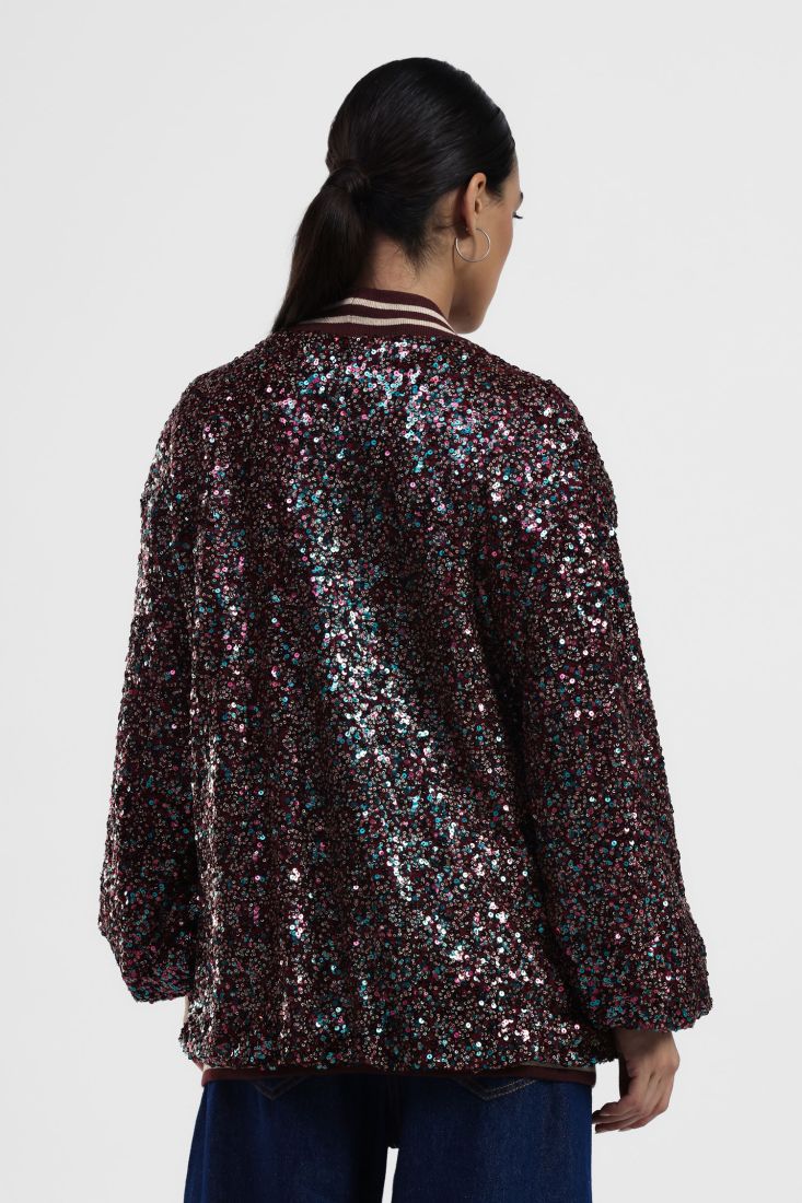 Dixie Blouson Bordeaux Vafpyafa