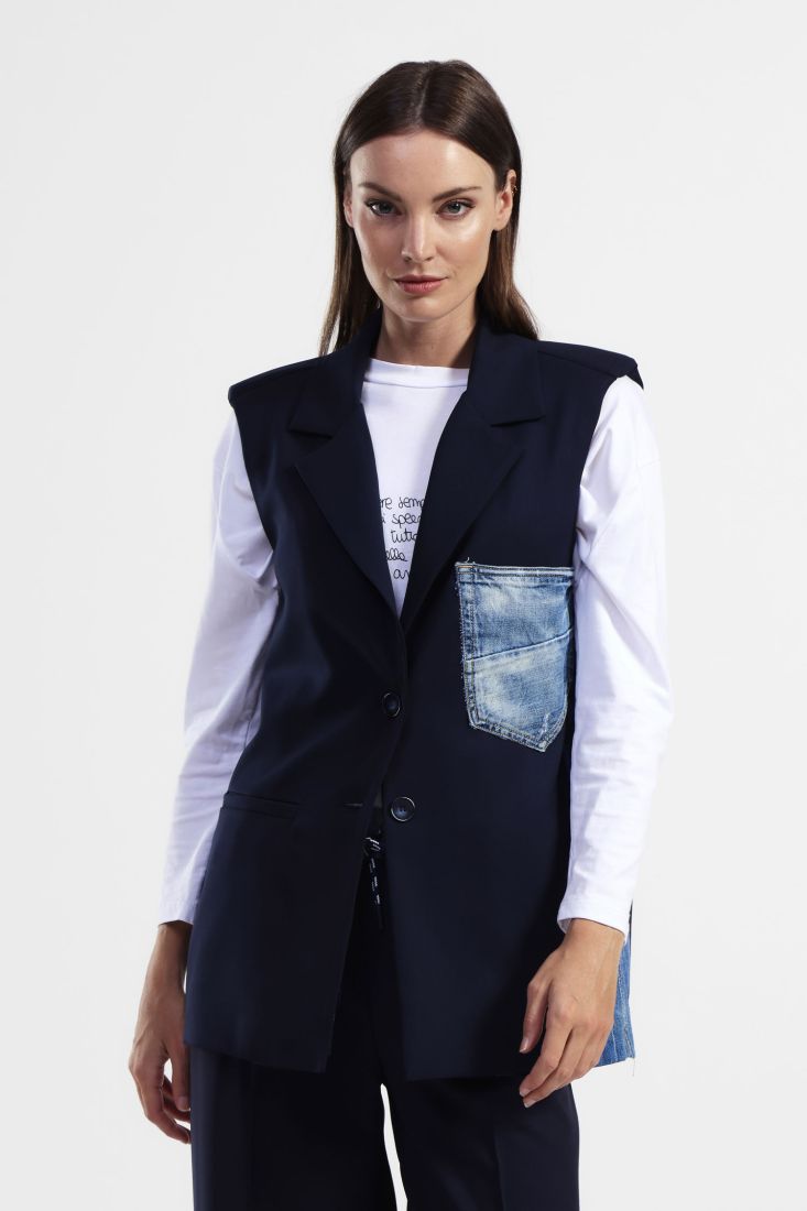 Dixie Gilet Blu L648y012