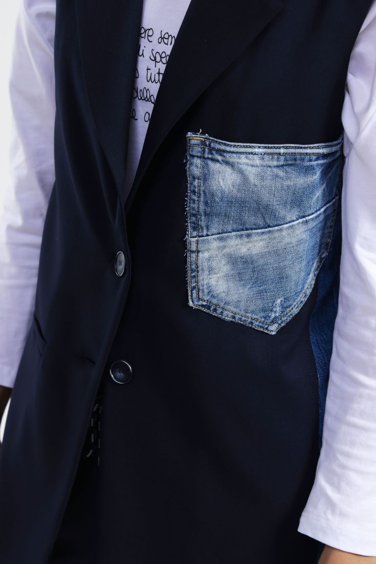 Dixie Gilet Blu L648y012