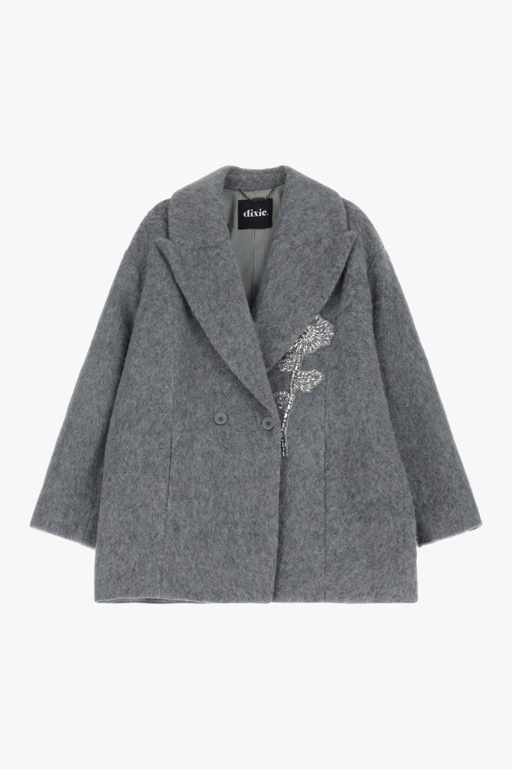 Dixie Manteau Grigio Kbehybsua