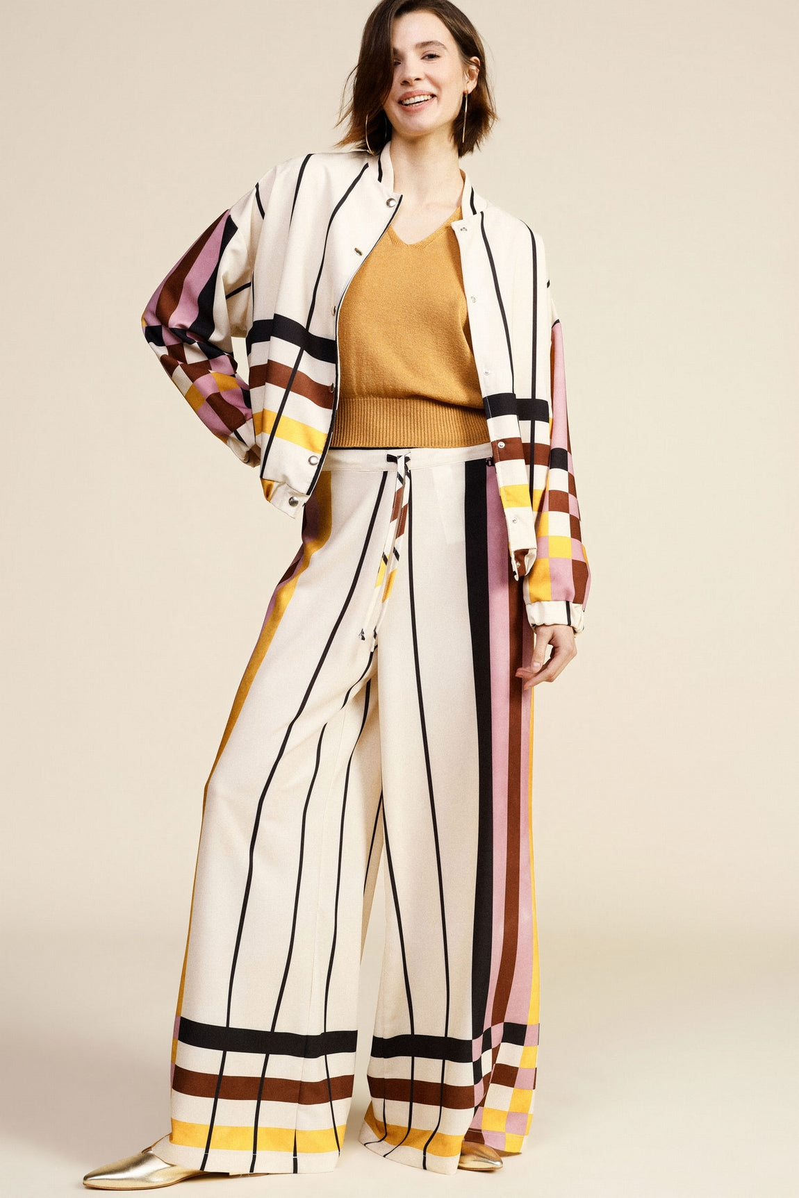 Dixie Pantalon Panna/Nero Pdq21bma