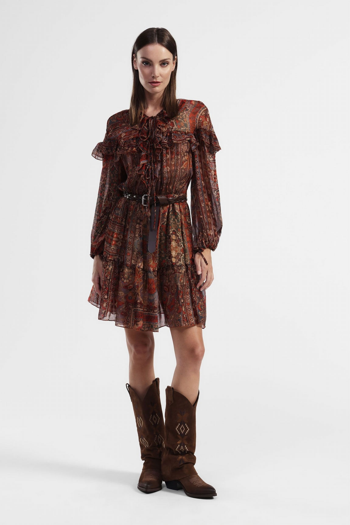 Dixie Robe Multicolore Amdbyggc