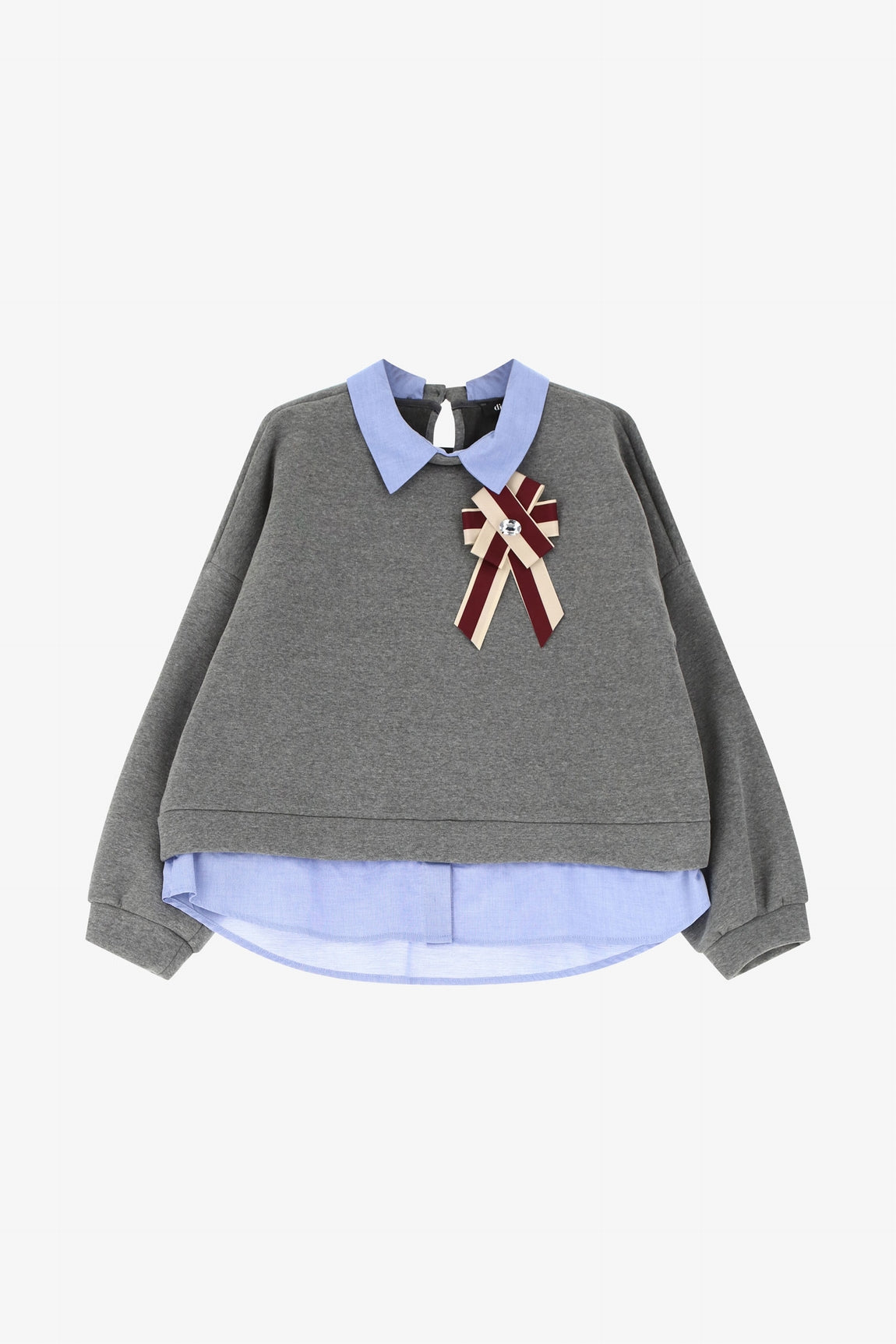 Dixie Sweat-shirt Grigio Faq1kndpa