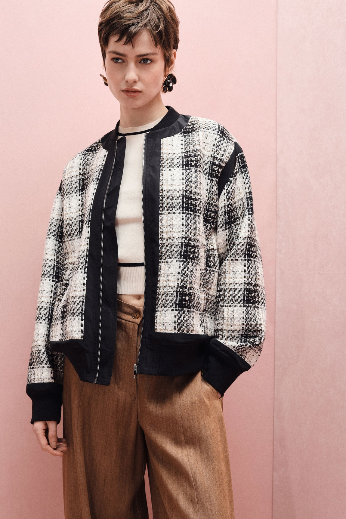 Imperial Blouson Panna/Nero Vhq6lgl