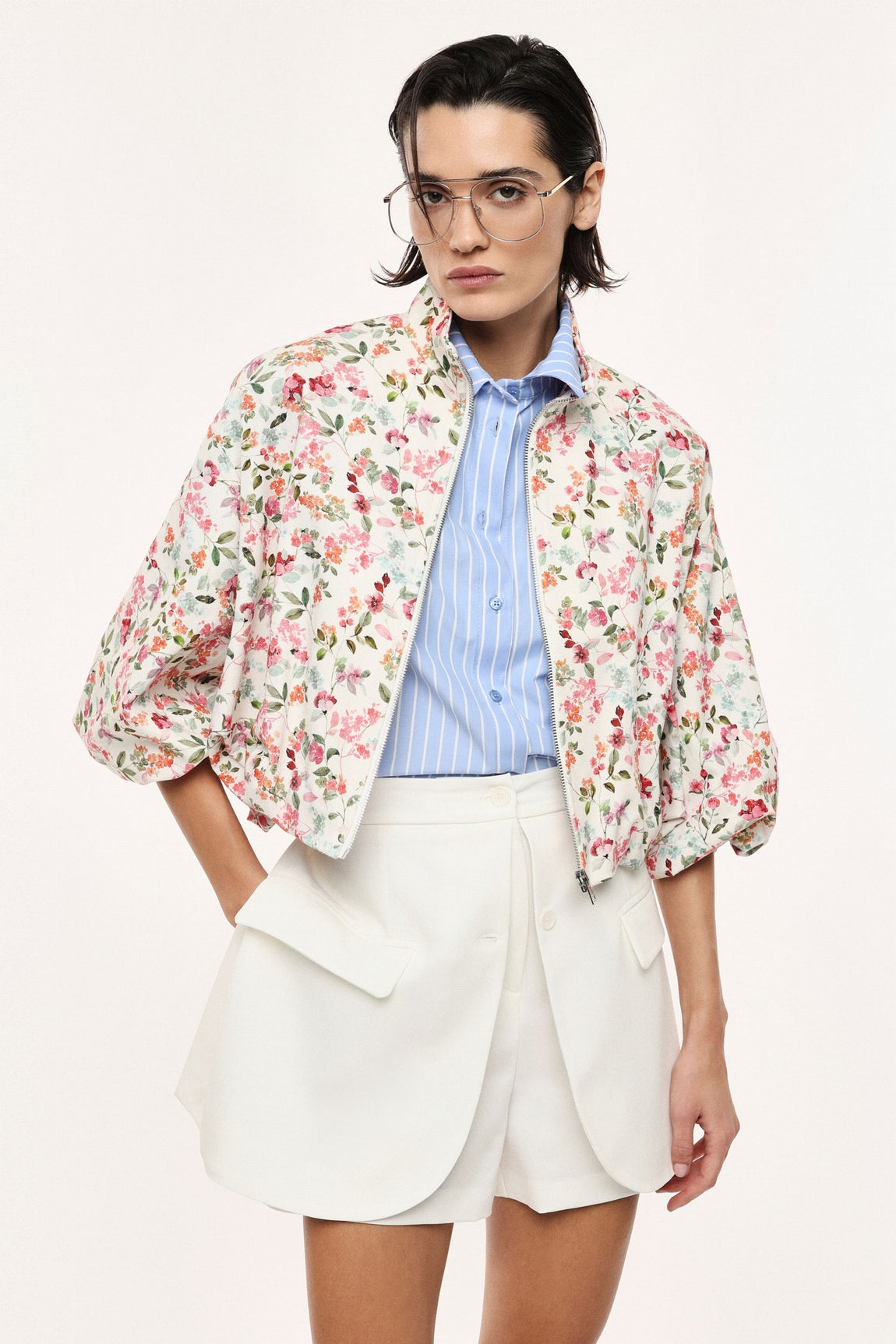 Imperial Blouson Panna/Rosa Vhn5ldp