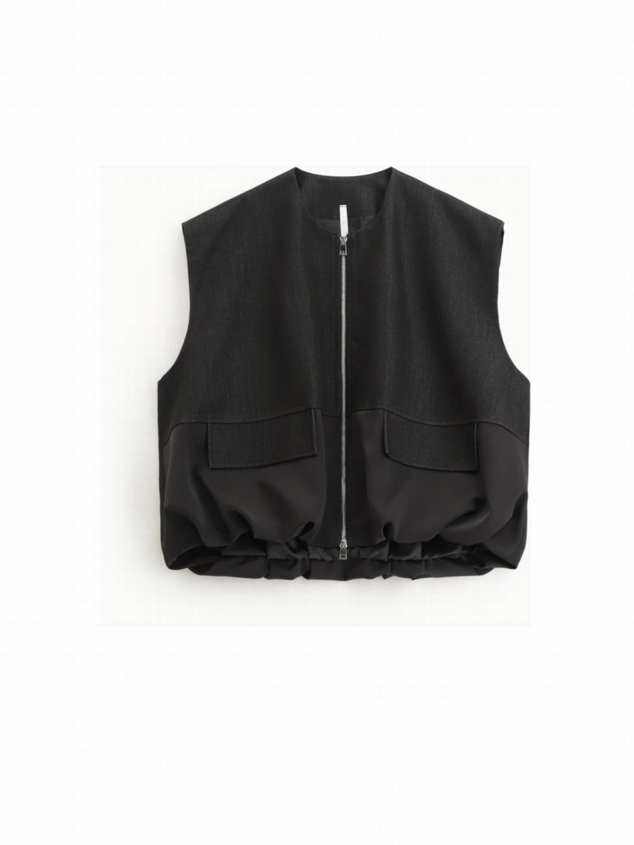 Imperial Gilet Nero Denim Lc86keu