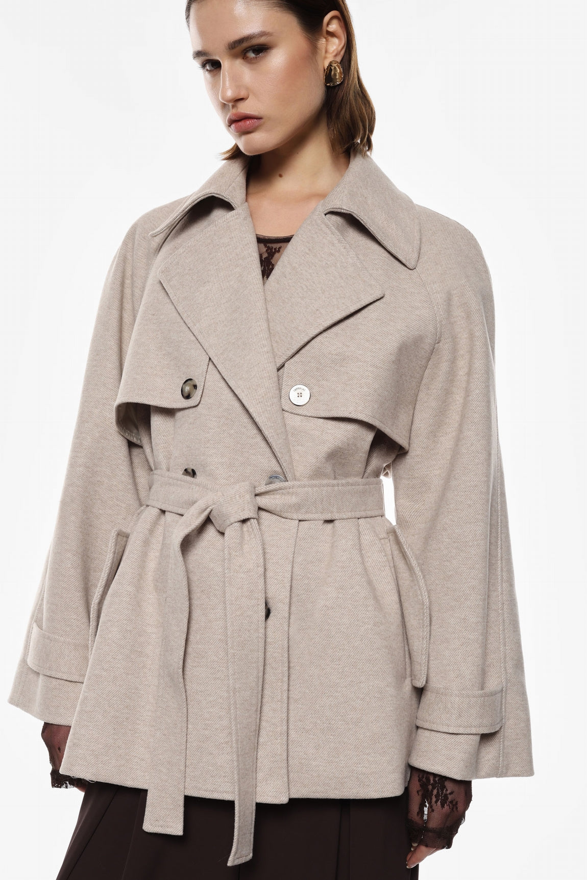 Imperial Manteau Beige Ki86kfj