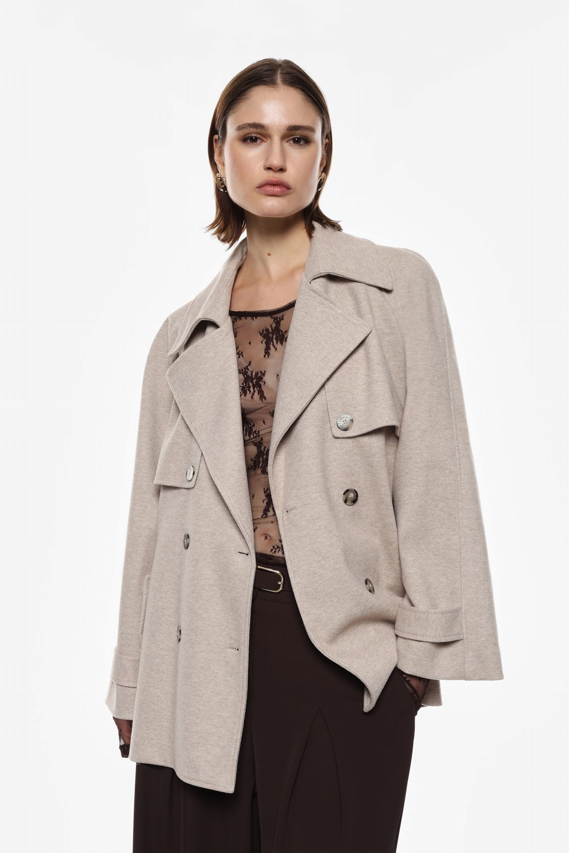 Imperial Manteau Beige Ki86kfj