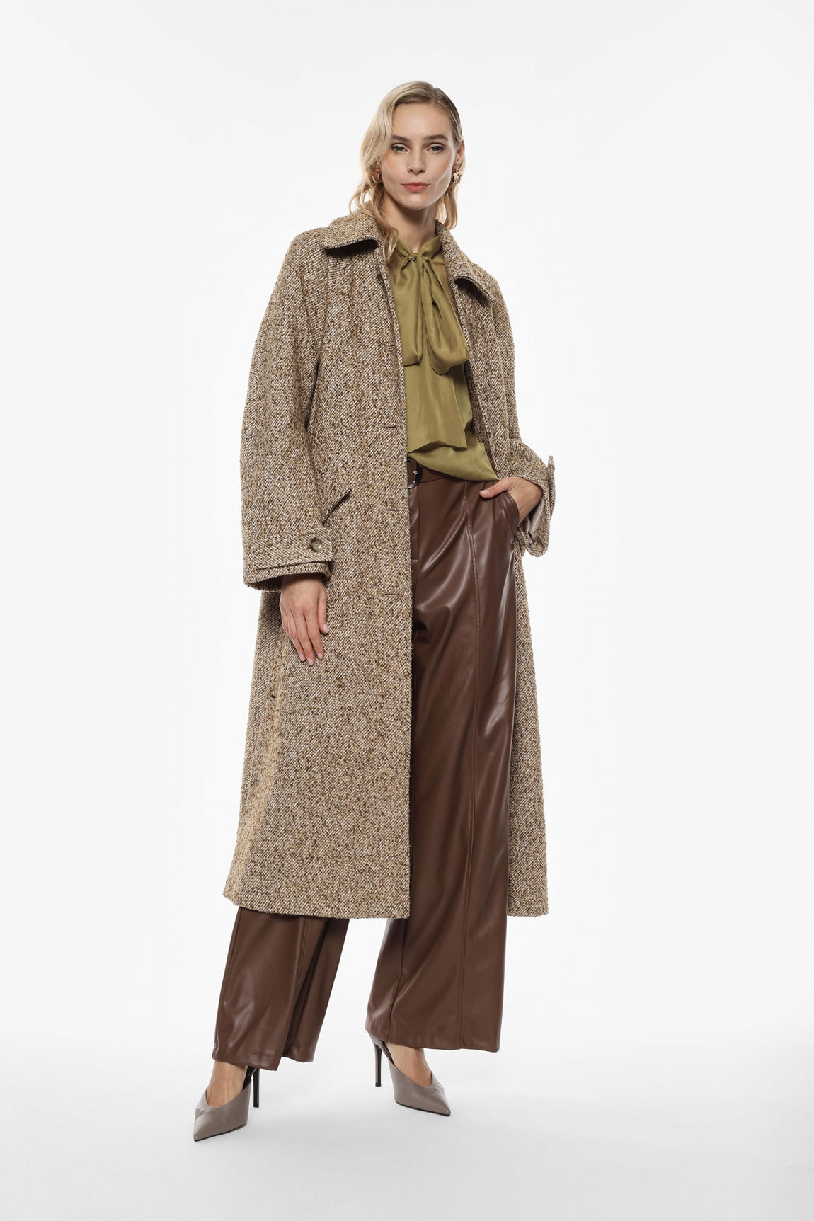 Imperial Manteaux Ecru/Tabacco Ki93kcm