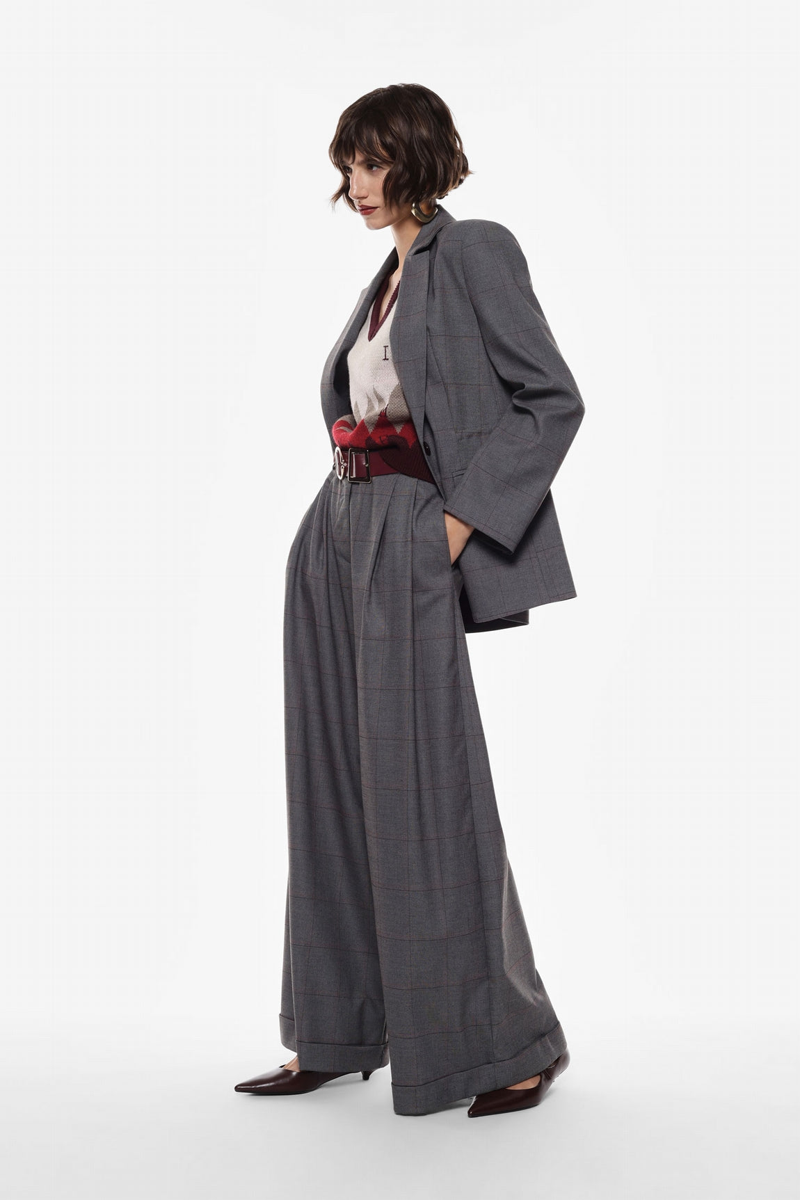 Imperial Pantalon Grigio Pez8kbc