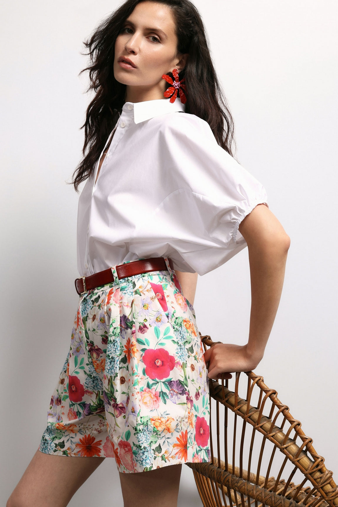 Imperial Short Bianco/Multicolor D483juq