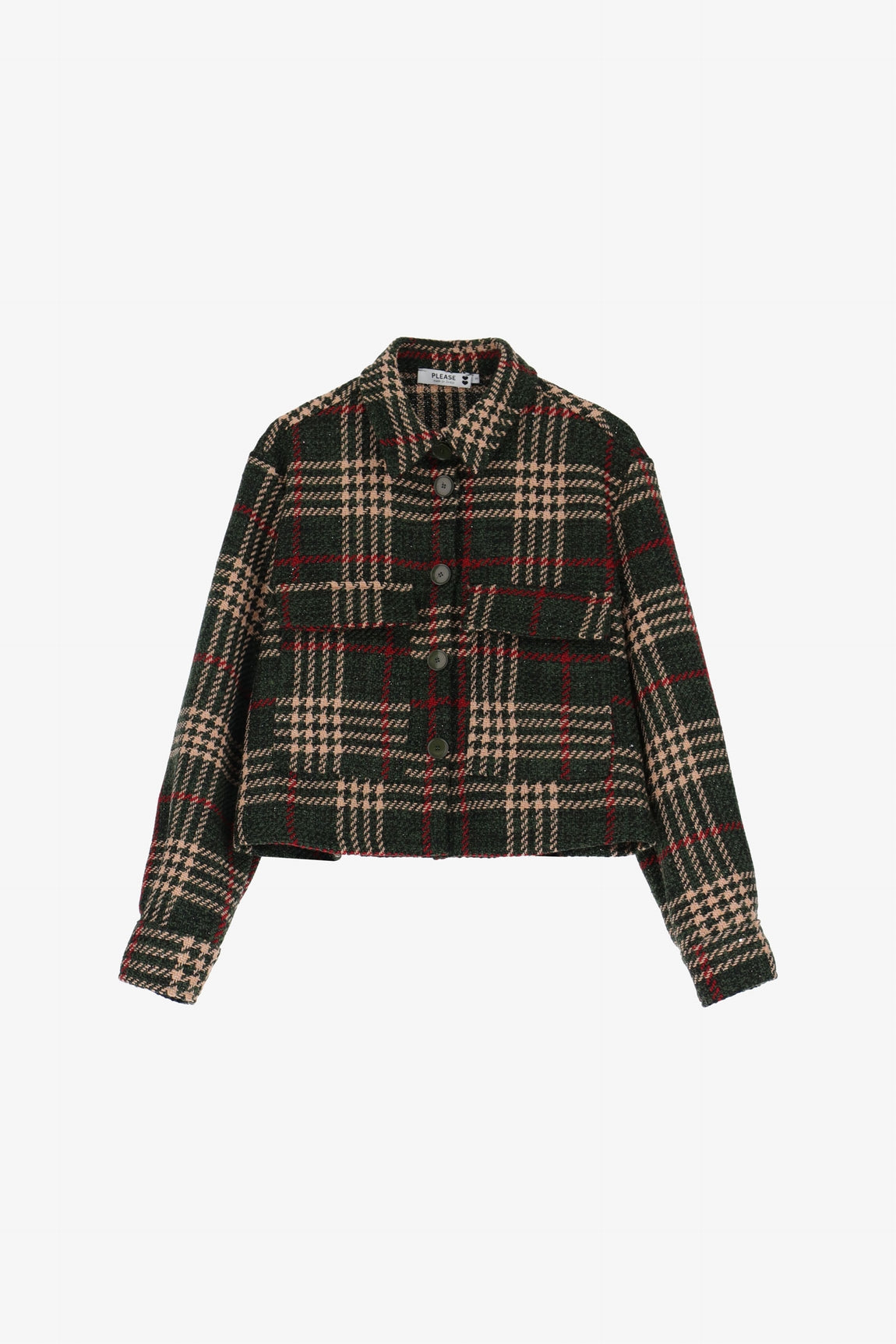 Please Blouson Verde V0fadme000