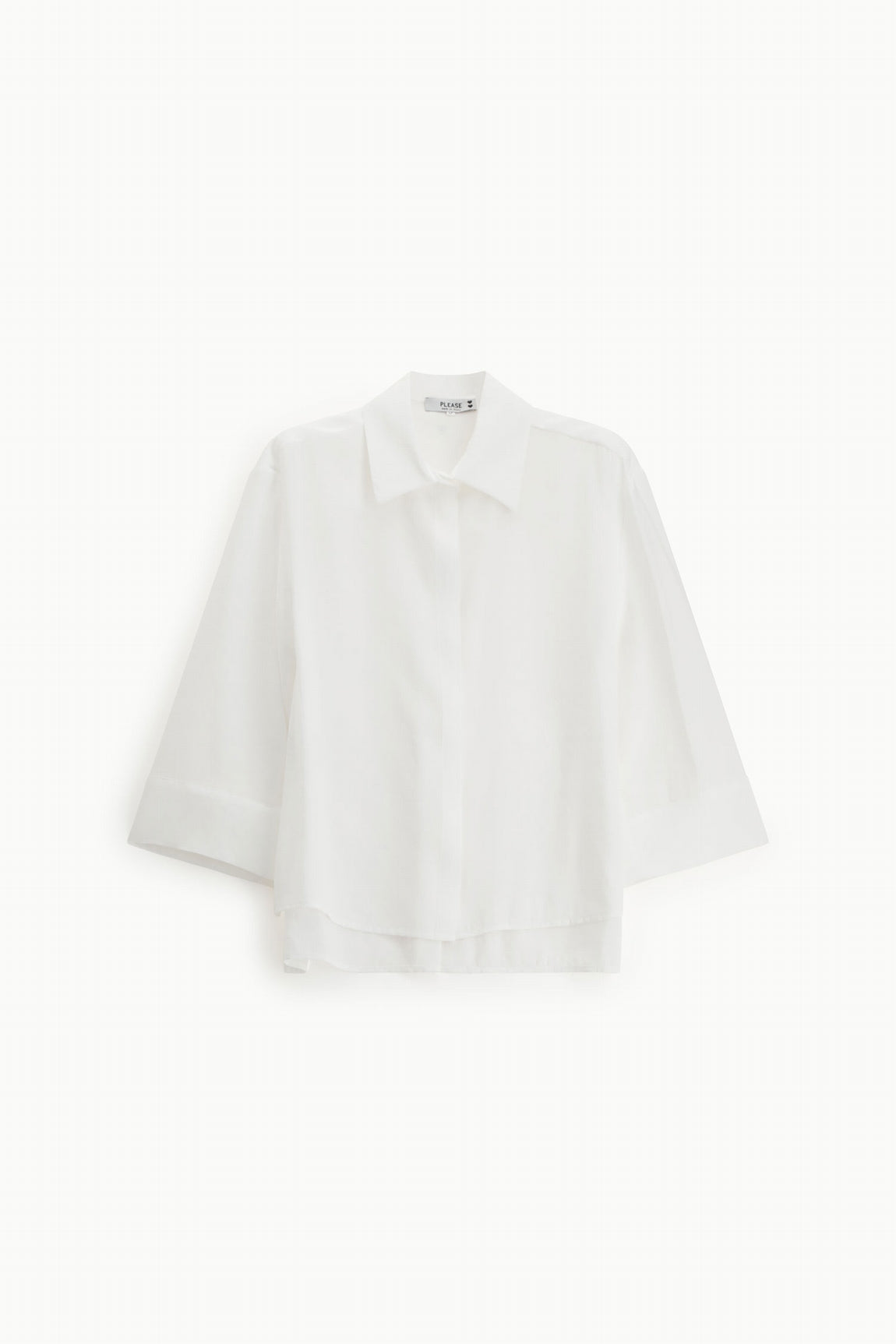 Please Chemise Bianco C1f6dzc000