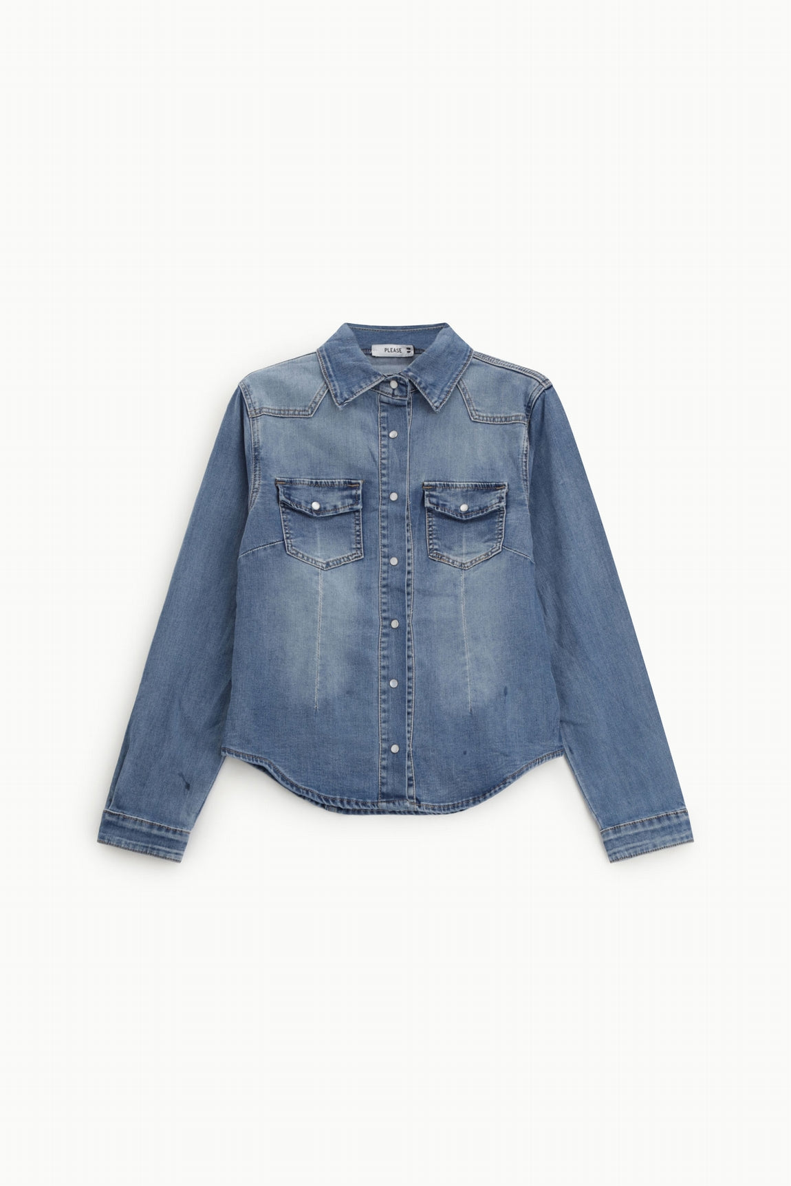 Please Chemise Blu Denim C507610550