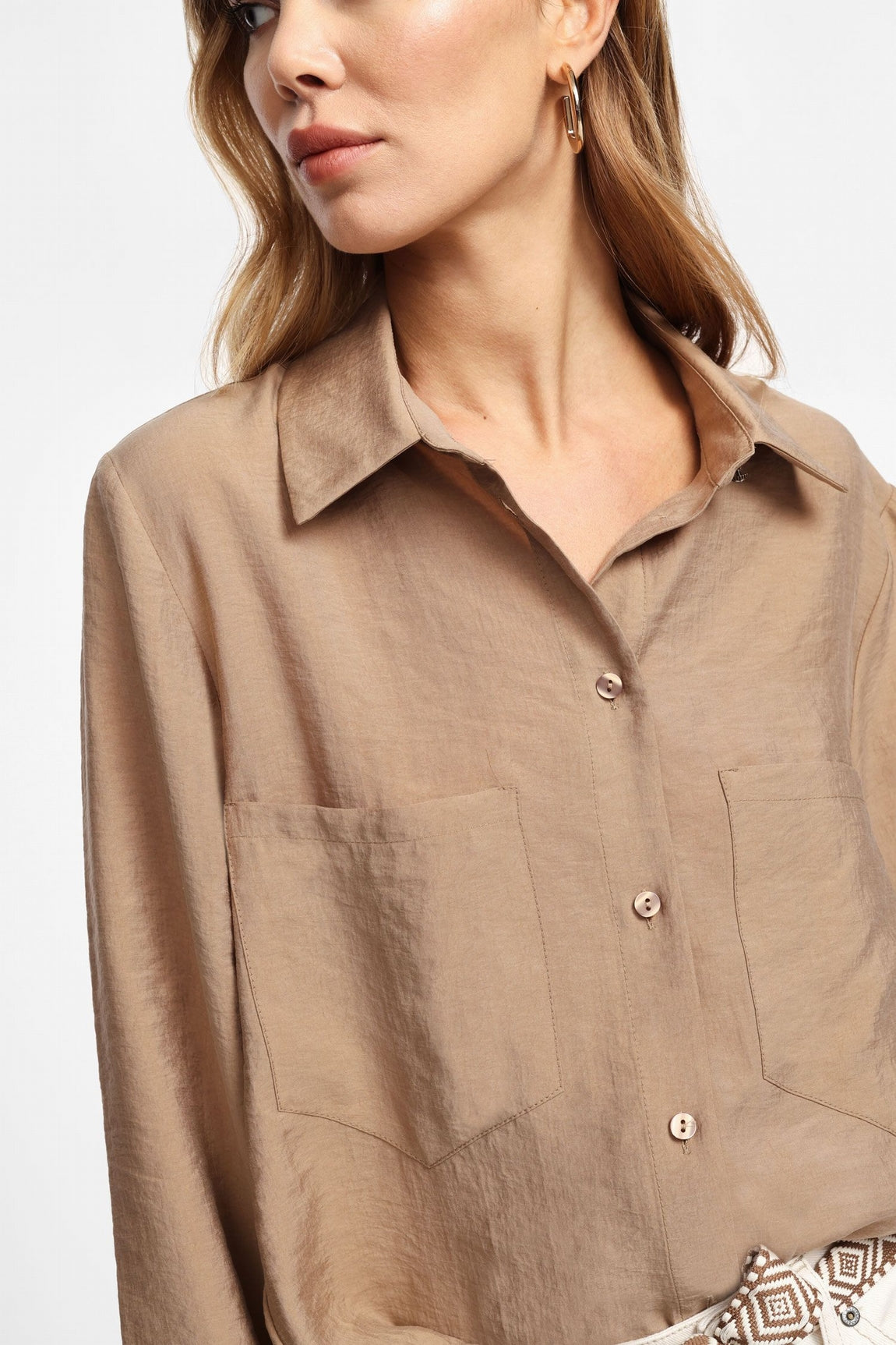 Please Chemise Cammello C0ttasd000