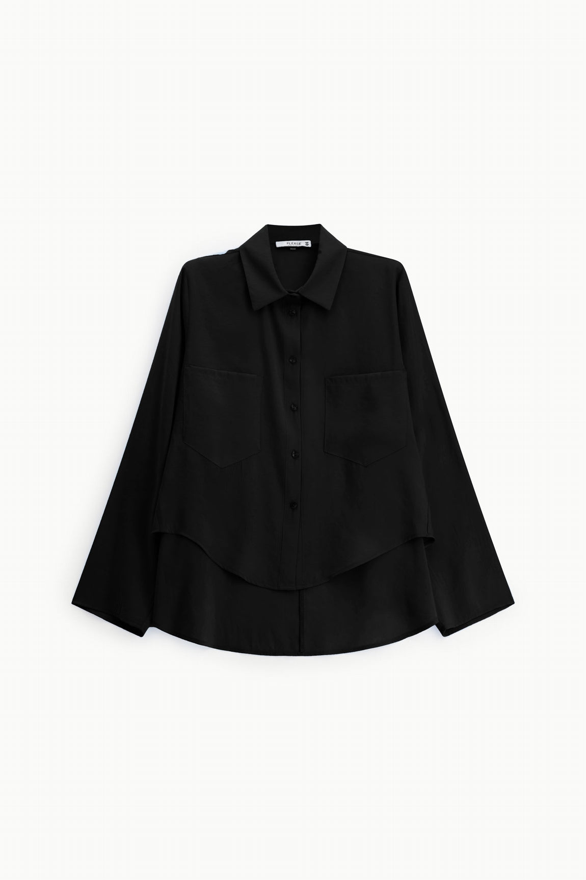 Please Chemise Nero C0ttdzc000