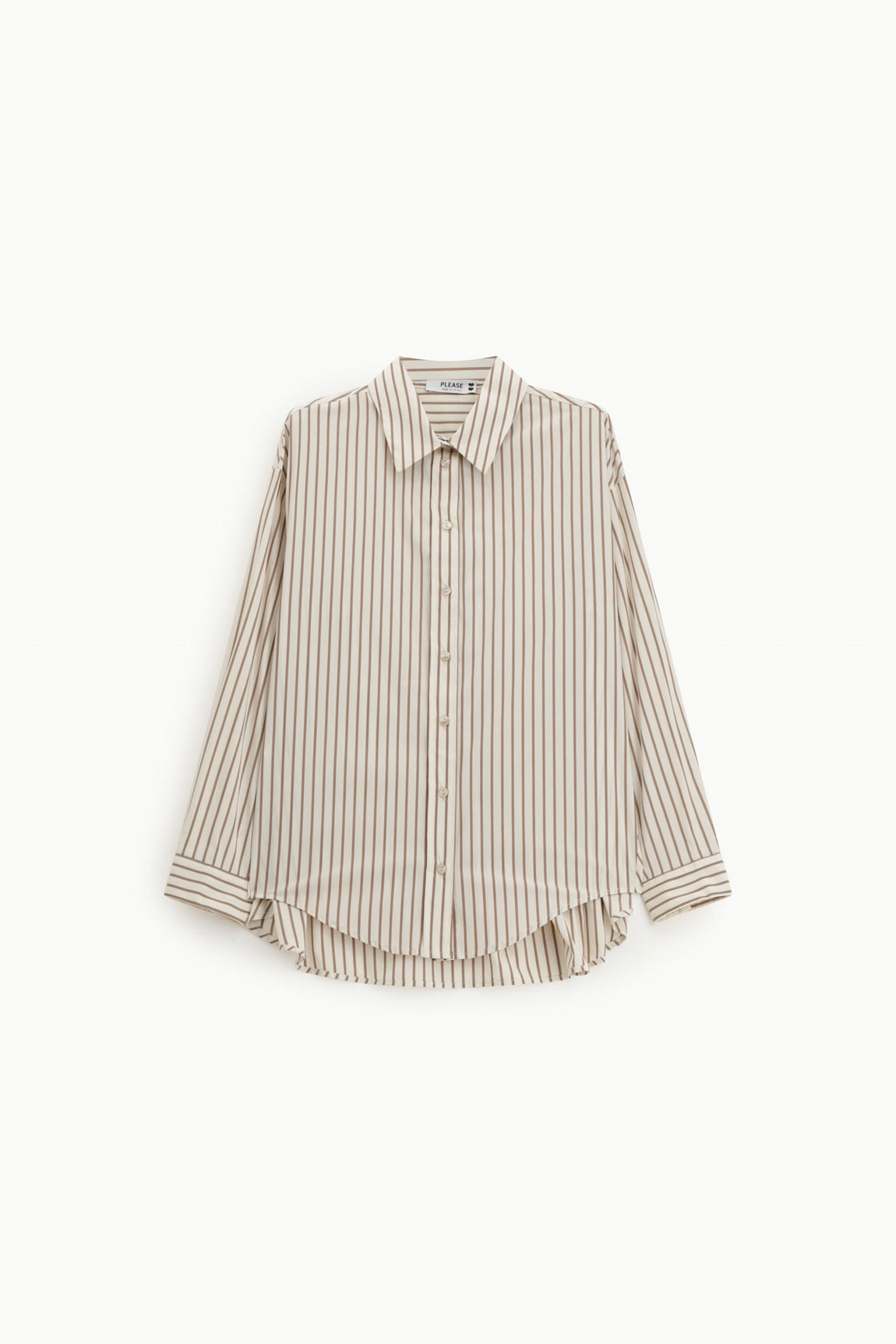 Please Chemisier Beige/Marrone C05zebp00