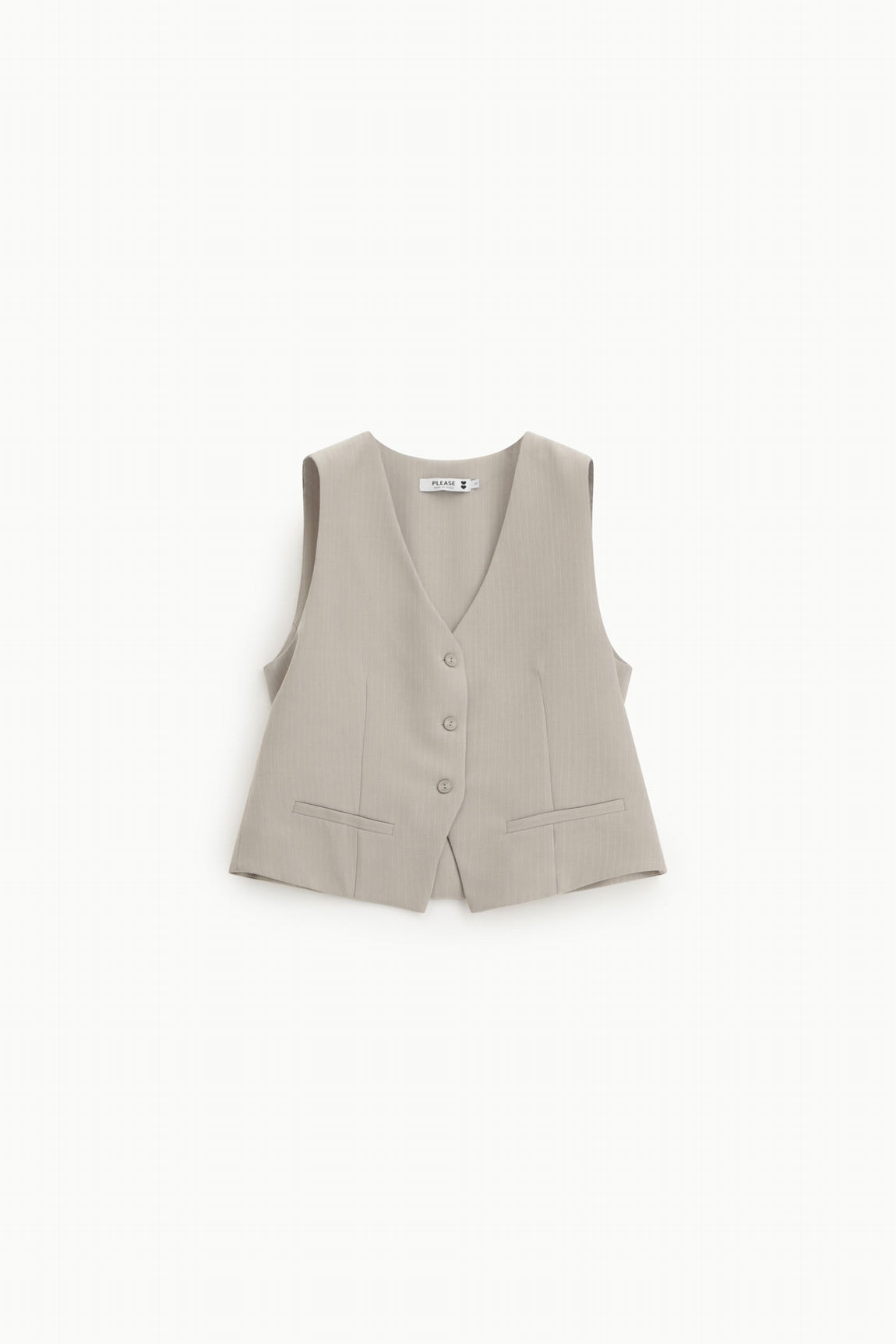 Please Gilet Beige Melange L0c9dzg000