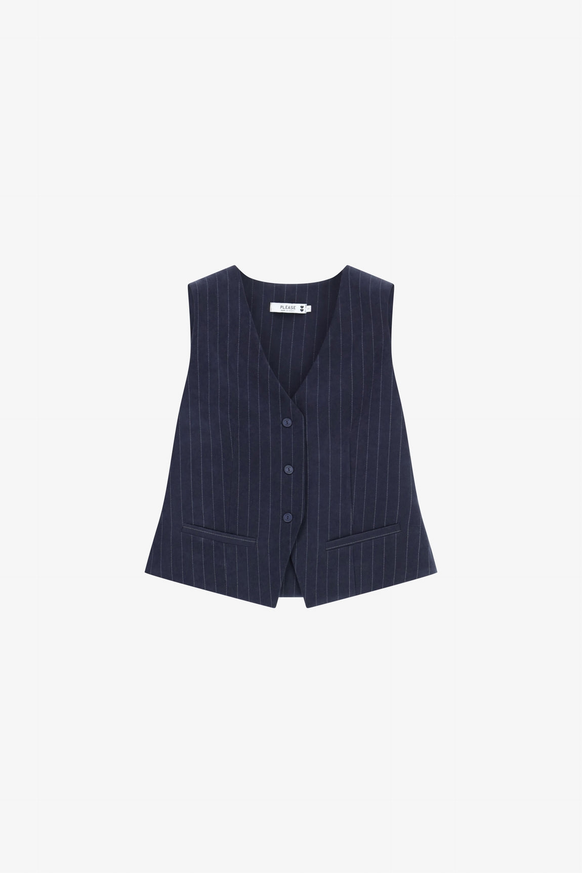 Please Gilet Blu L0c9dpy000