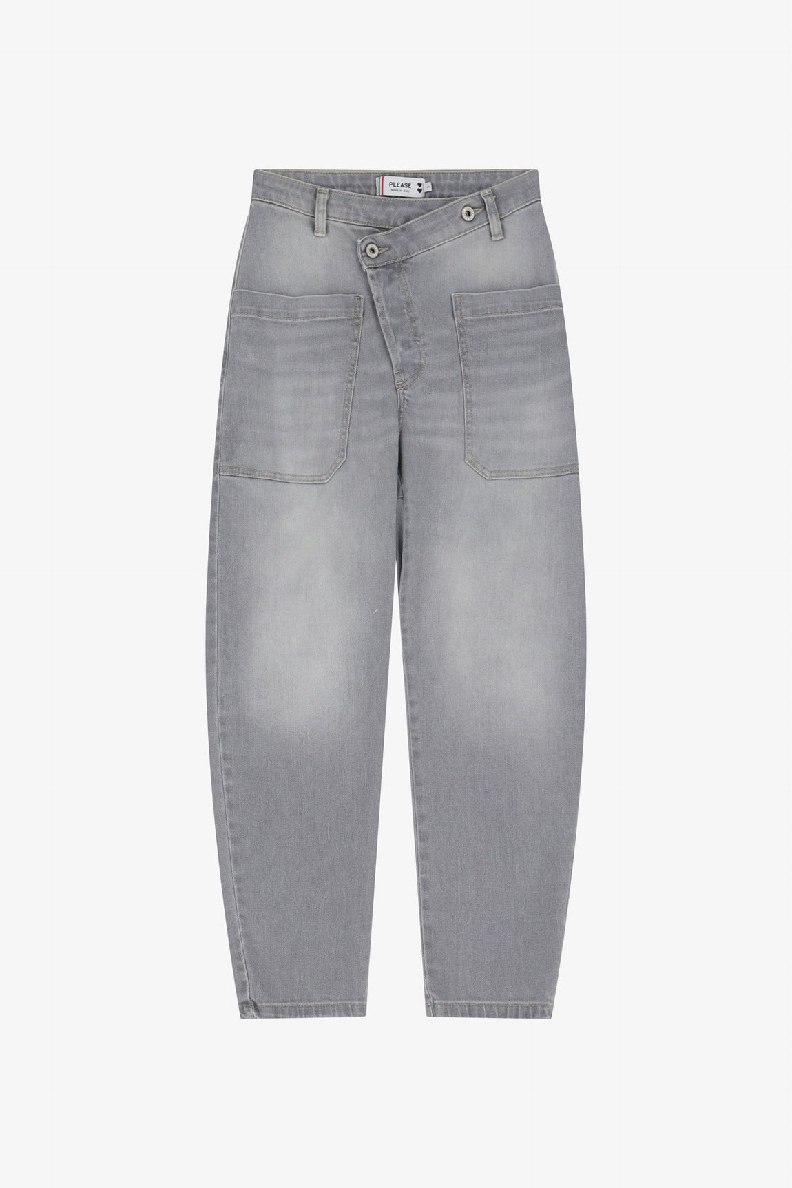 Please Jean Grigio Denim P24zct5w8s