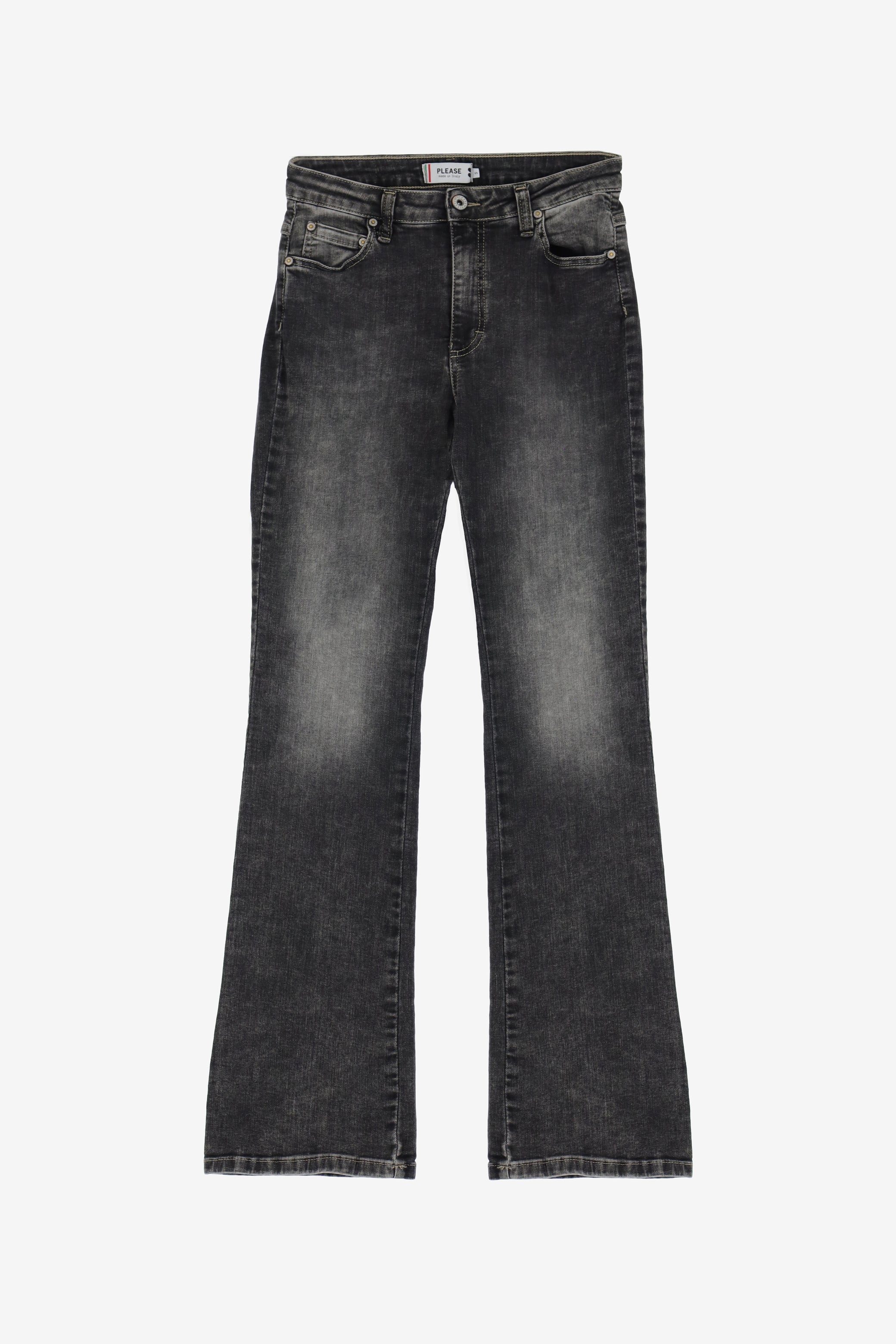 Please Jean Nero Denim P1juazxw5t