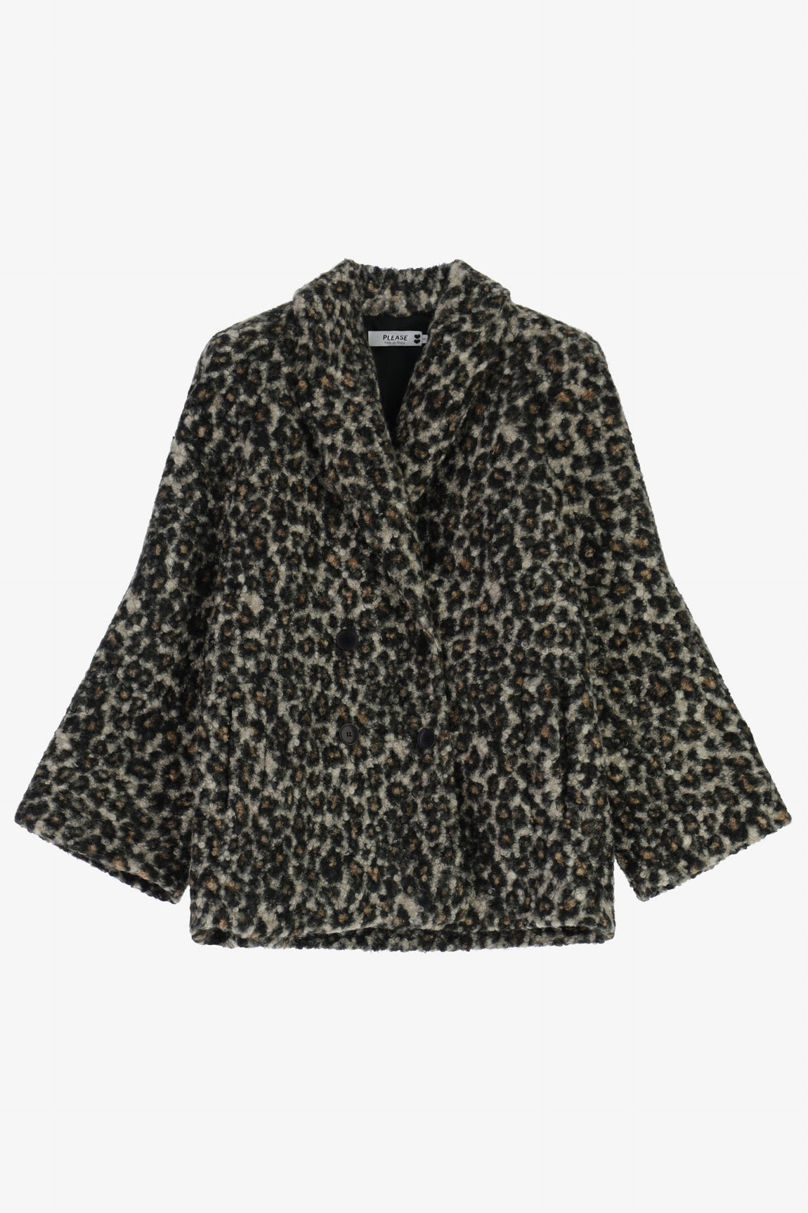 Please Manteau Beige/Nero K0g5ds0000