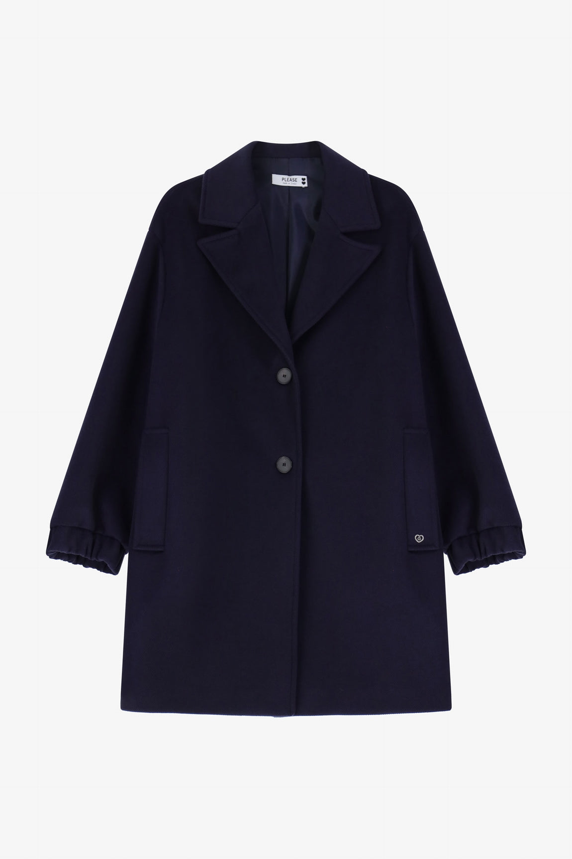 Please Manteau Blu K493selba