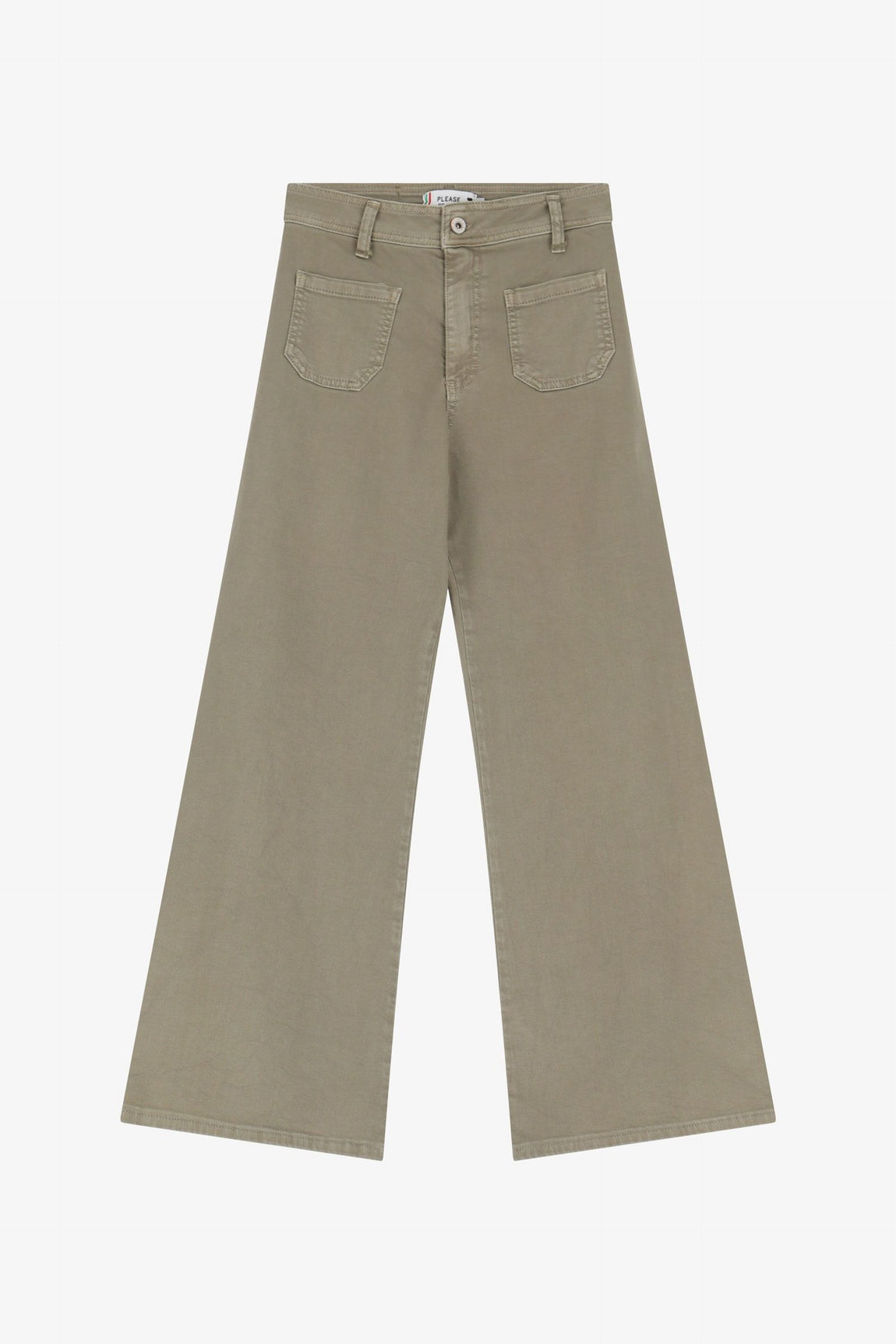 Please Pantalon Nuovo Kaki P0r5ho2nfx