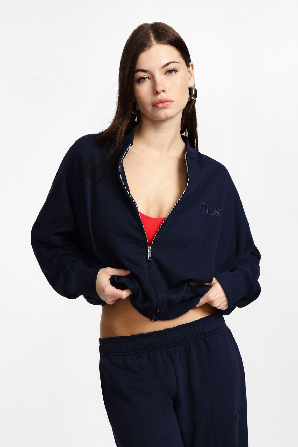 Please Sweat-shirt Blu F8555mod4