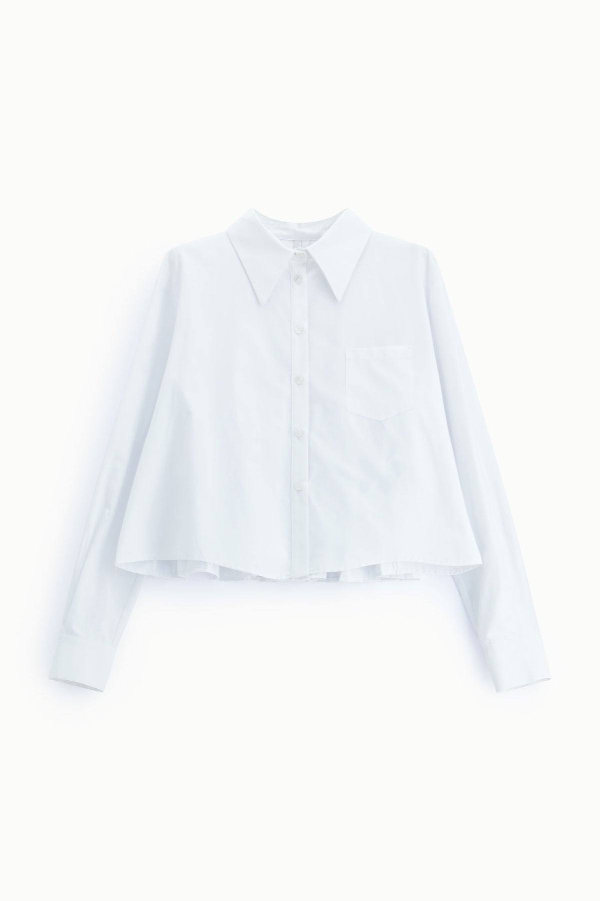 Chemise courte ample à poche blanche – Imperial