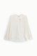 Image de Chemise en laine mélangée écru – Femme