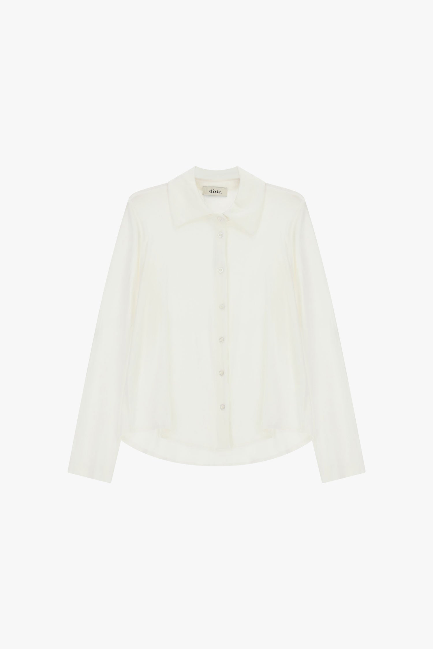 Chemise en viscose ecru Dixie Femme vue de face