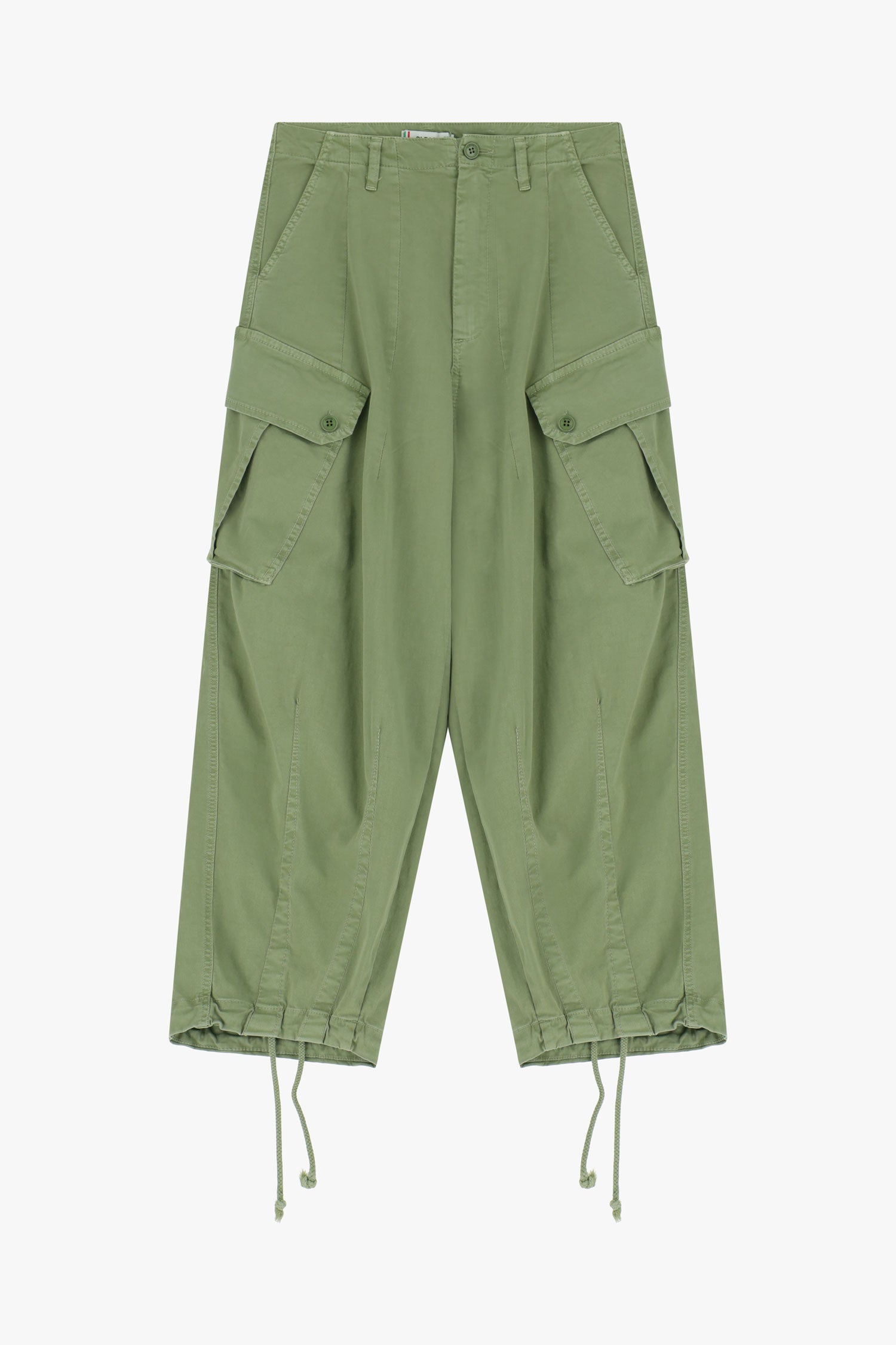 Pantalon vert olive Please Femme vue produit