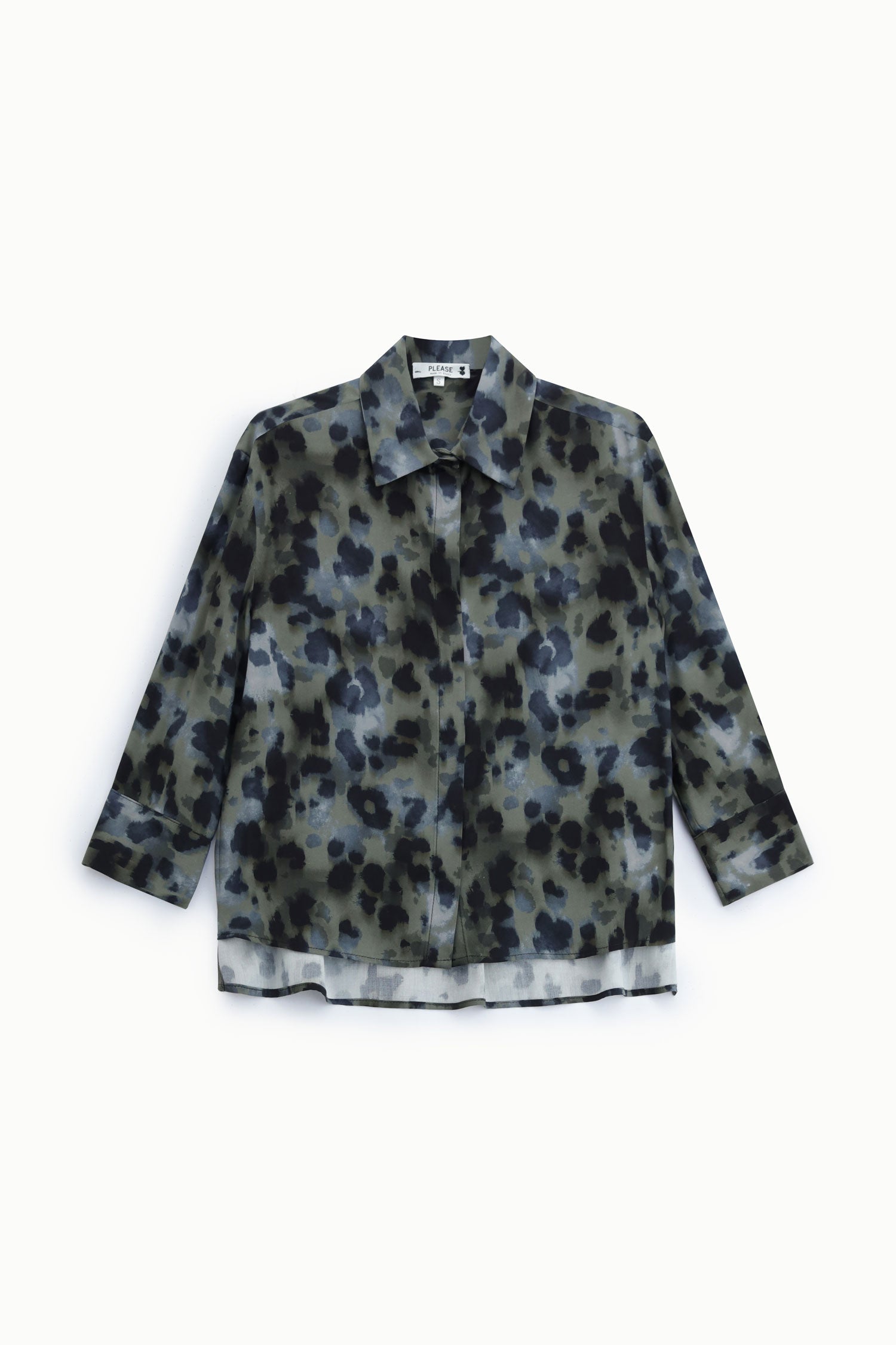 Chemise bleu marine Please Femme vue produit