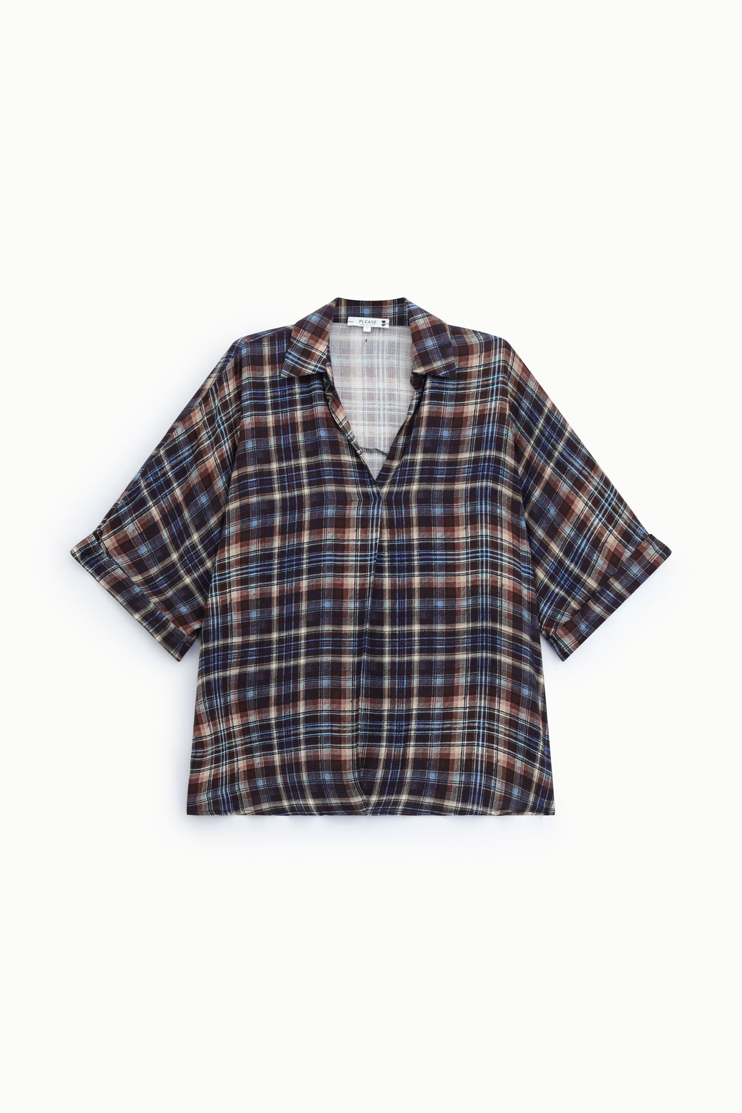 Chemise bleu marine Please Femme vue produit