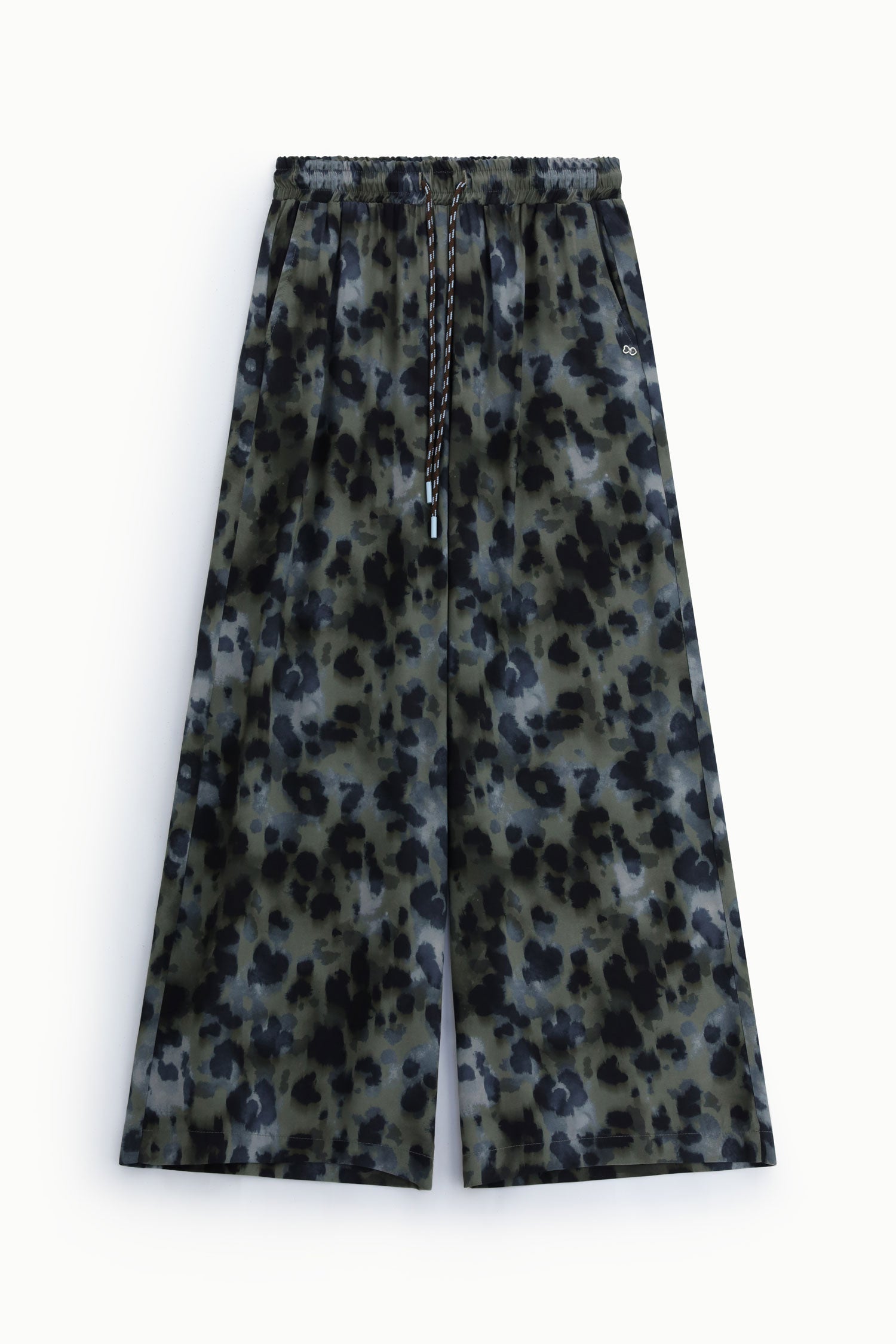 Pantalon fluide en viscose bleu marine Please Femme vue produit