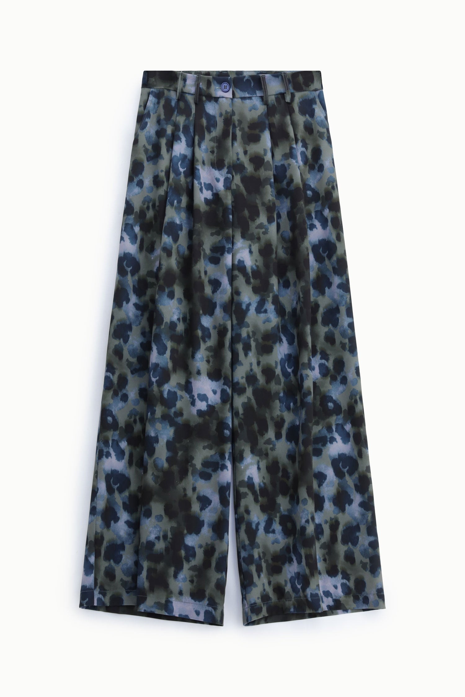 Pantalon doubles pinces bleu marine Please Femme vue produit