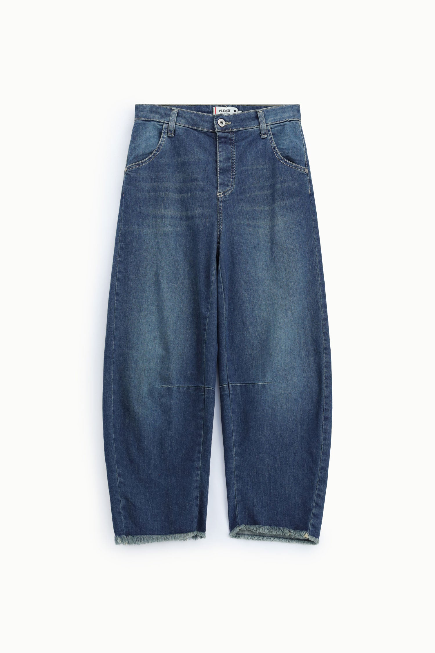 Pantalon en denim bleu Please Femme vue produit