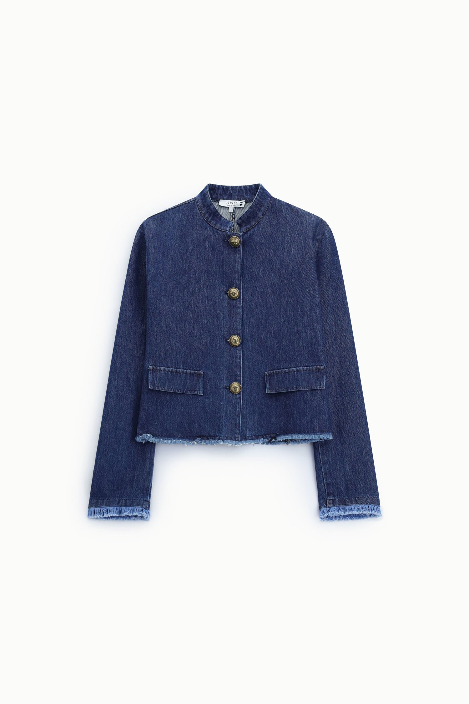 Blouson en denim bleu Please Femme vue produit