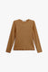 Image de T-shirt manches longues col rond noisette – Please