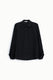 Image de Chemise fluide manches ballon noire – Please