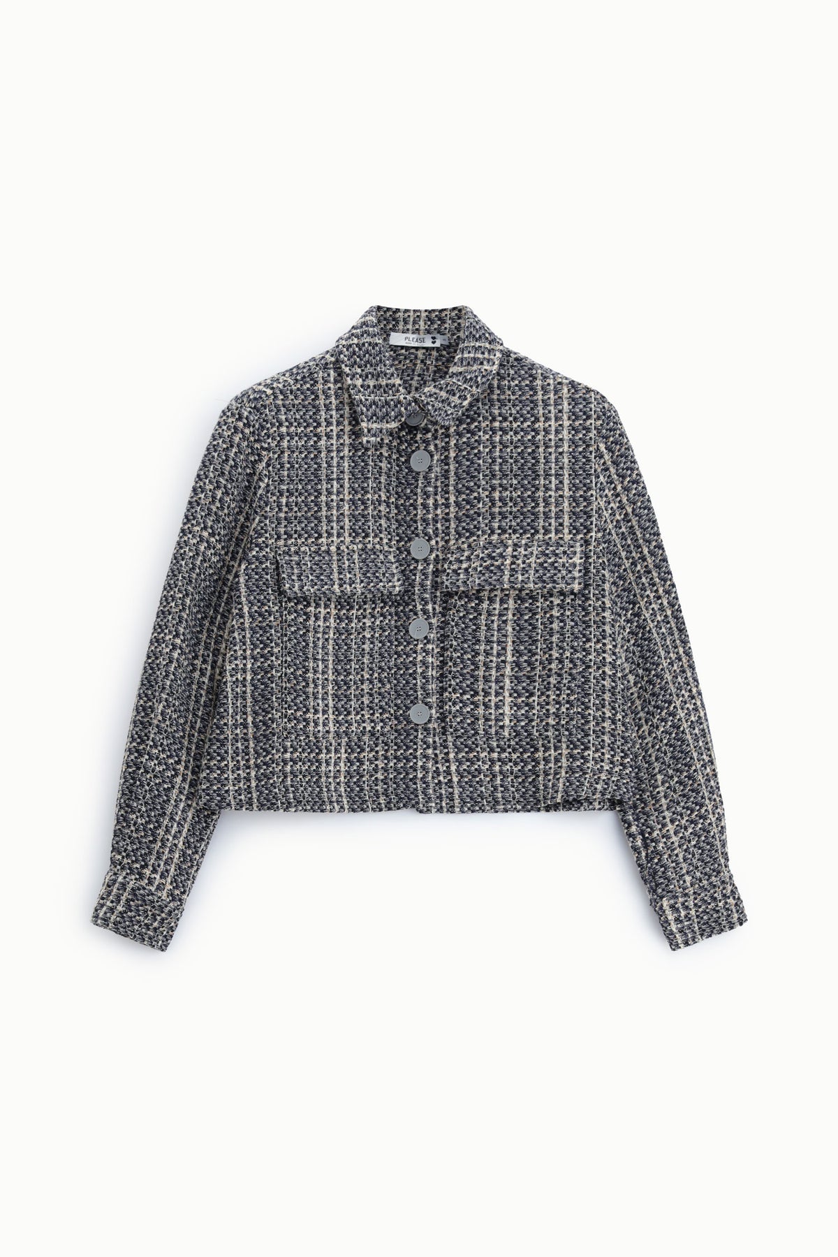 Blouson gris chine Please Femme vue produit