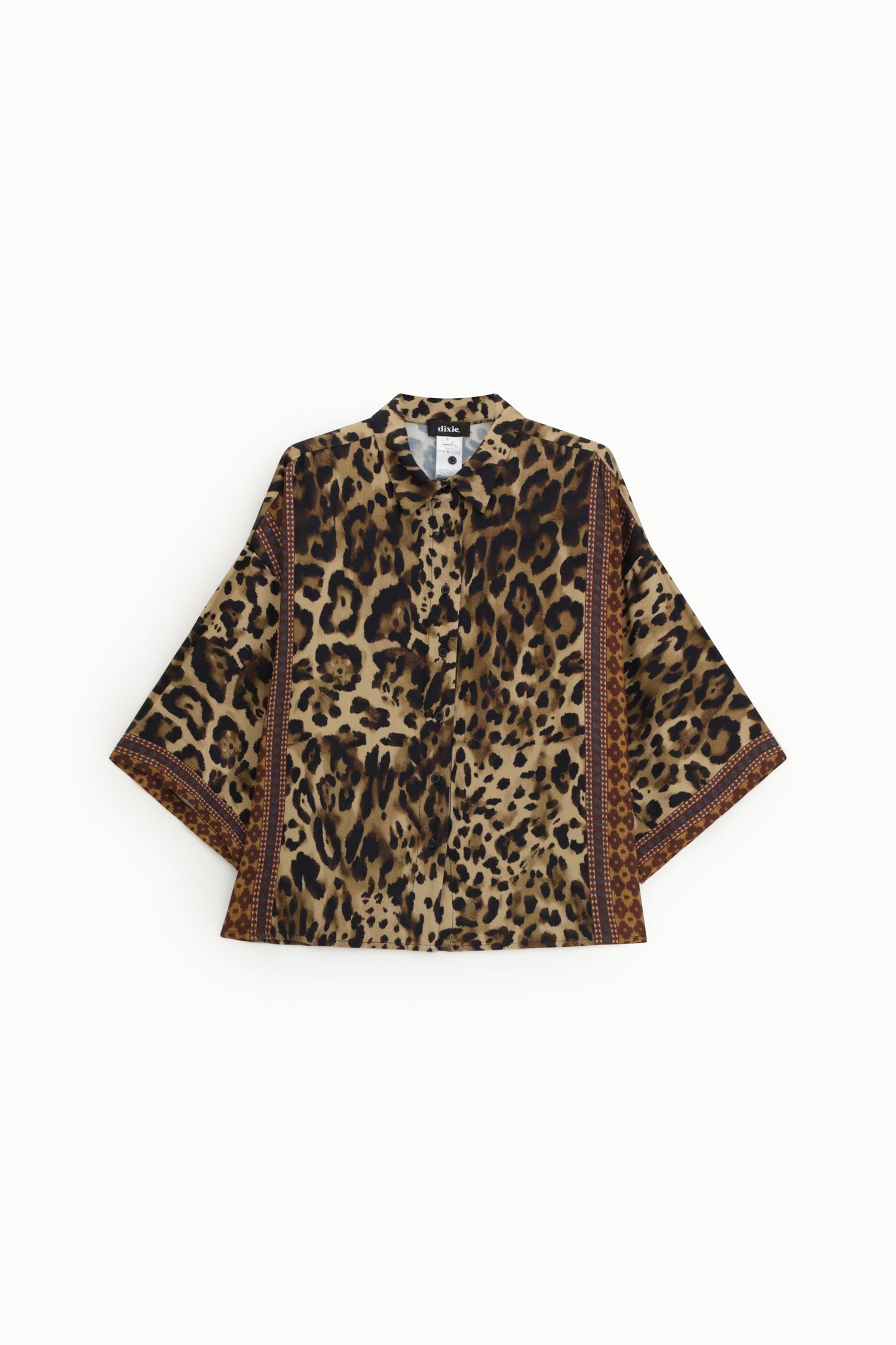 Chemise imprime panthere Dixie Femme vue de face